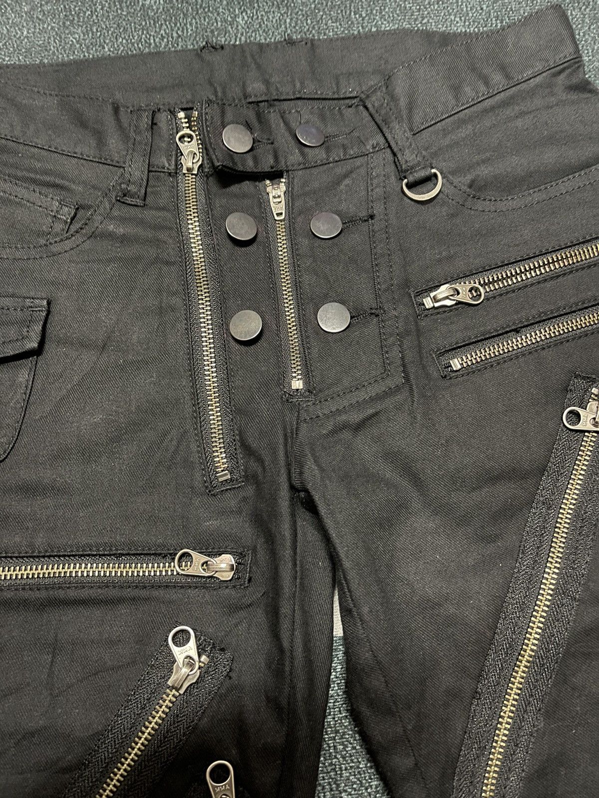 Punk and Yo Grasum sedi bondage punk zipper pants Size US 30 / EU 46 - 5 Thumbnail