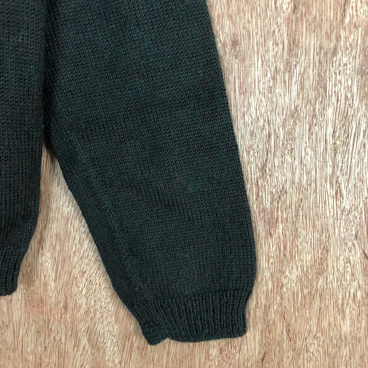 Japanese Brand Japan Brand Green distressed Cardigan #6039 Size US S / EU 44-46 / 1 - 4 Thumbnail