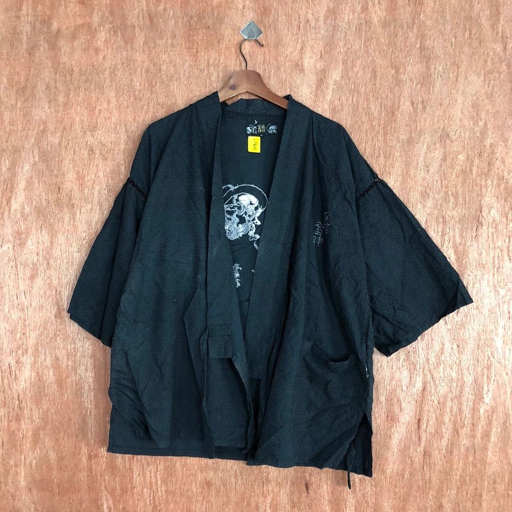 Japanese Brand DL Japan vintage embroidered cardigan thin Kimono #1693 Size US M / EU 48-50 / 2 - 10 Thumbnail