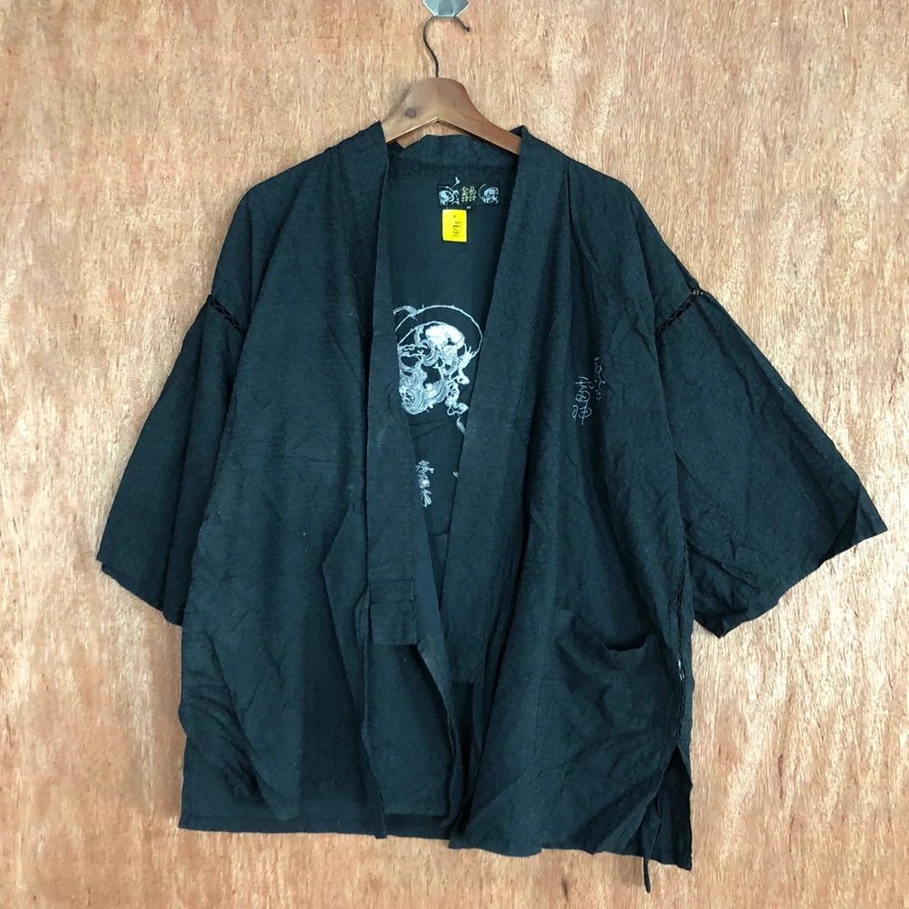 Japanese Brand DL Japan vintage embroidered cardigan thin Kimono #1693 Size US M / EU 48-50 / 2 - 8 Thumbnail