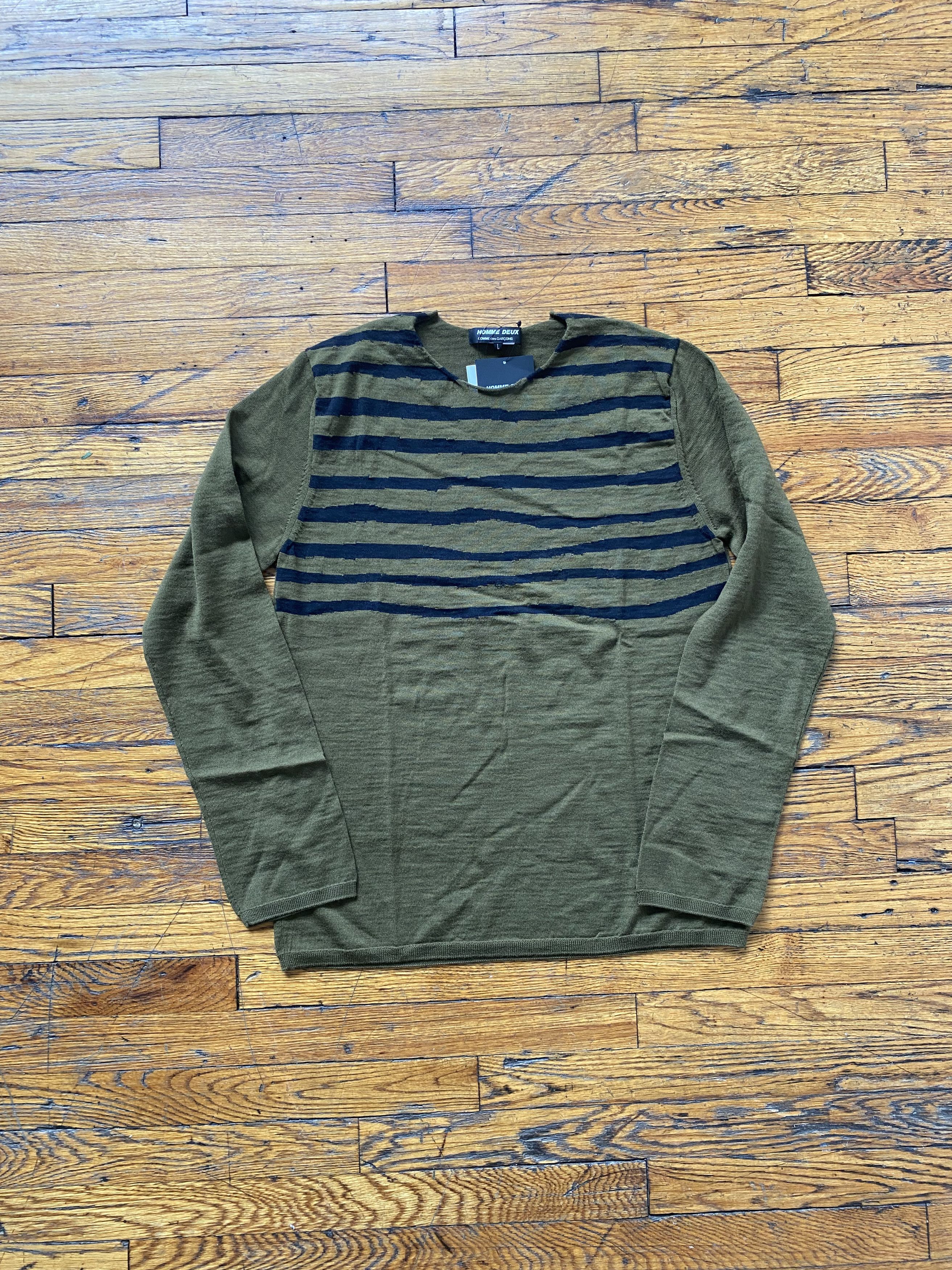 Comme Des Garçons Homme Deux Striped Sweater