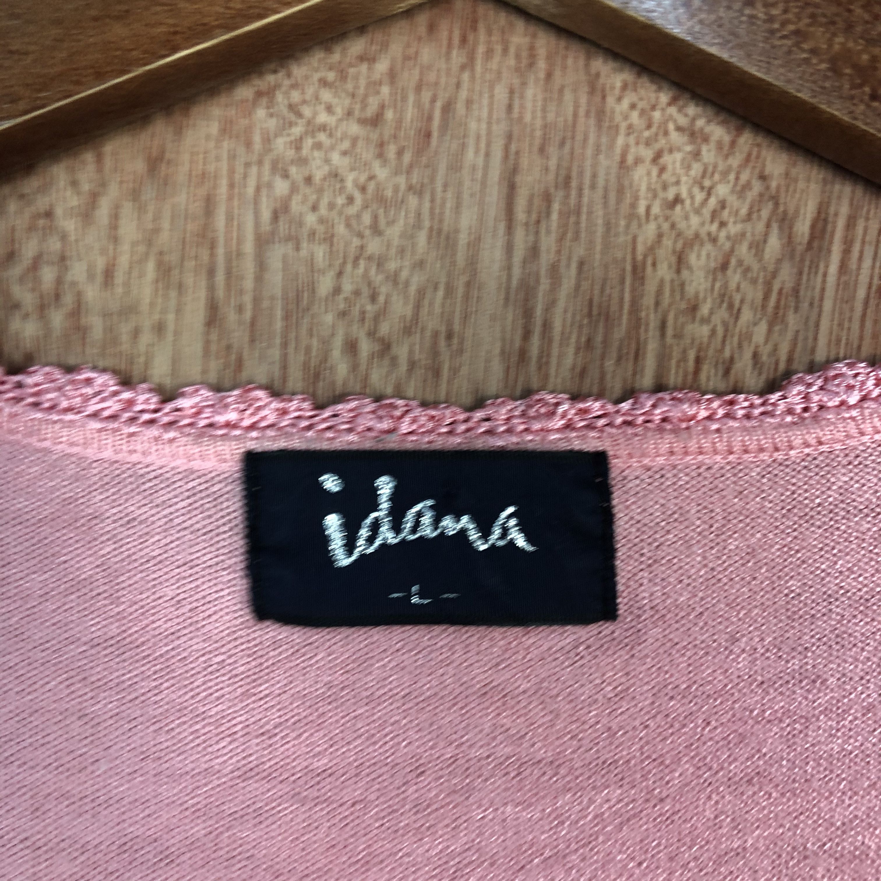 Homespun Knitwear × Japanese Brand Idama Pink Shag Shaggy Cardigan knitwear #c445 Size L / US 10 / IT 46 - 8 Thumbnail