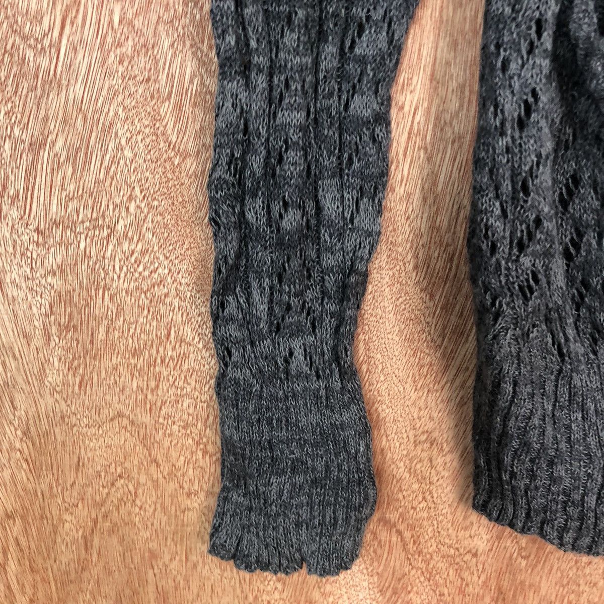 Schlussel Schlussel Black crochet mesh net cardigan Knitwear #6052 Size US M / EU 48-50 / 2 - 6 Thumbnail