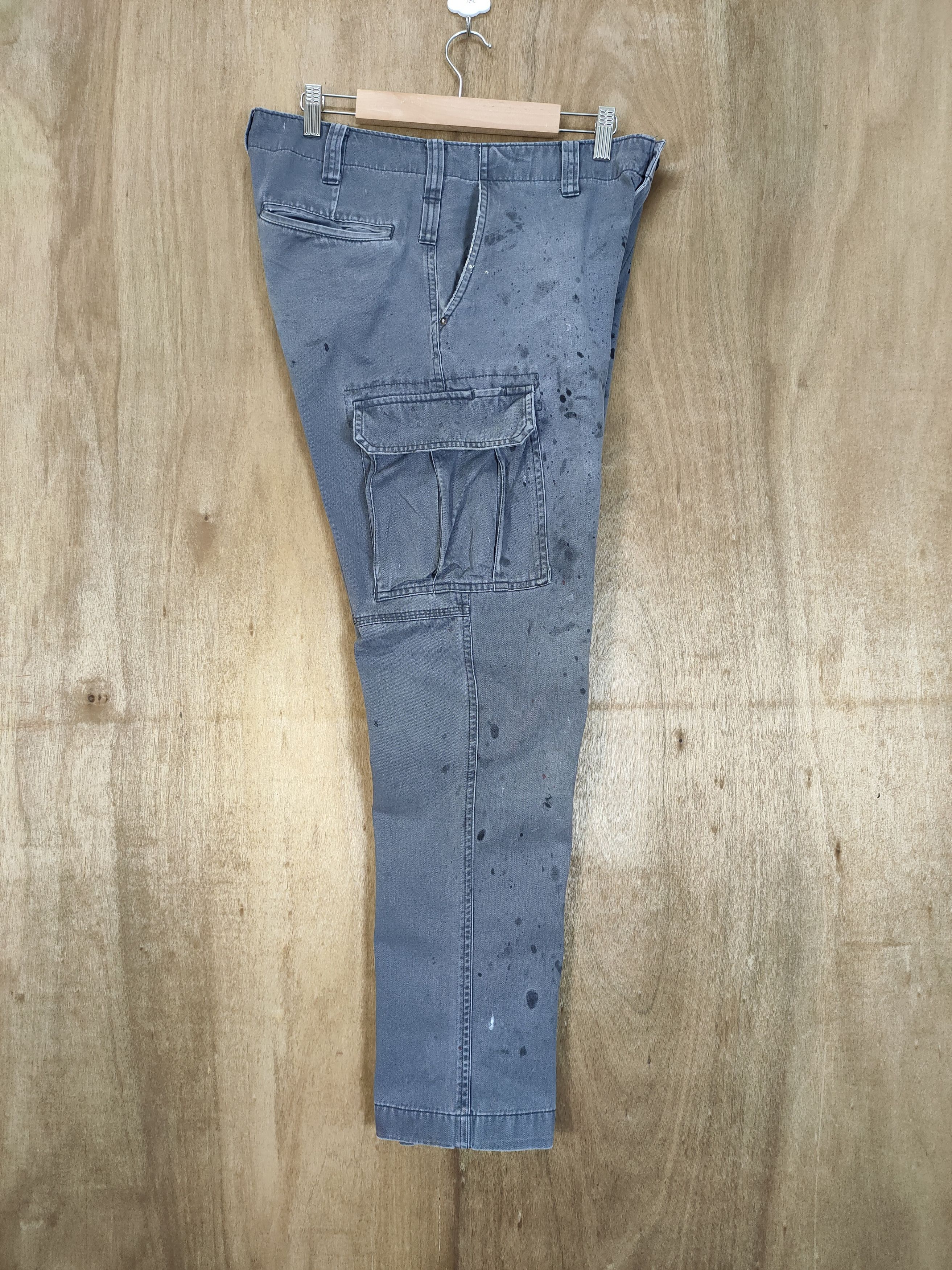 Japanese Brand VINTAGE WORKWEAR FADED CARGO PANTS Size US 30 / EU 46 - 9 Thumbnail