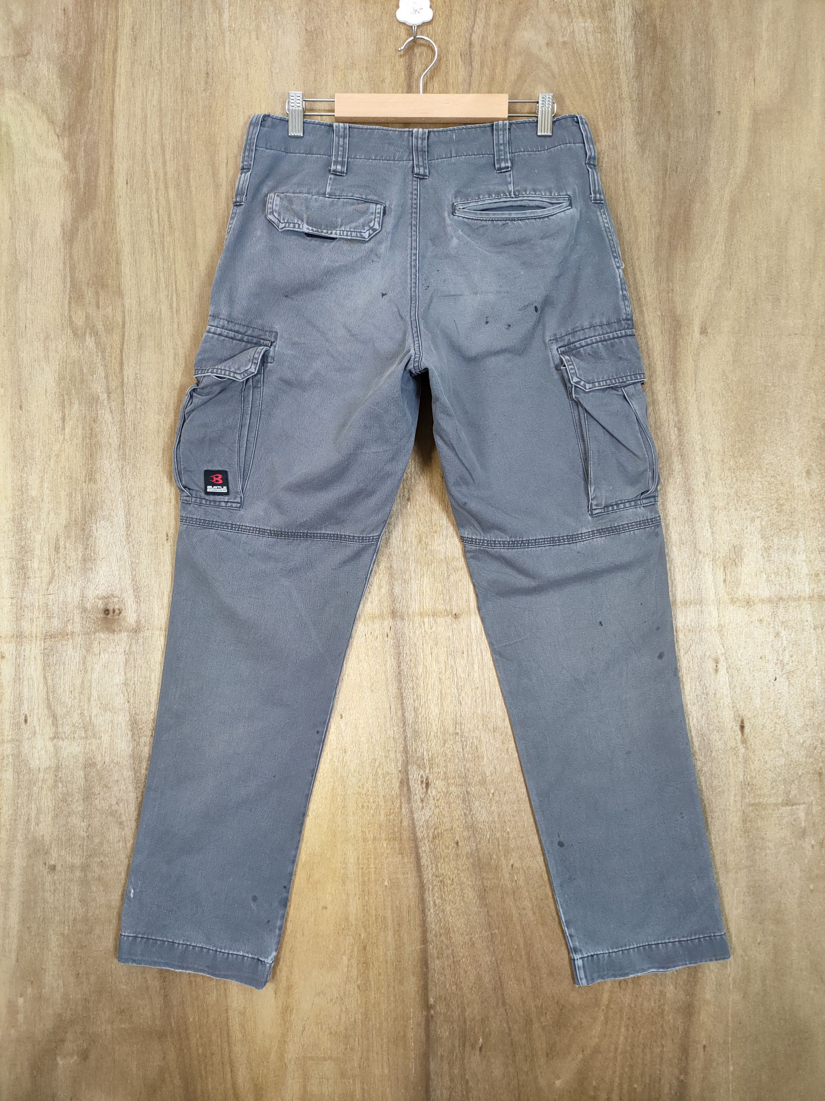 Japanese Brand VINTAGE WORKWEAR FADED CARGO PANTS Size US 30 / EU 46 - 6 Thumbnail
