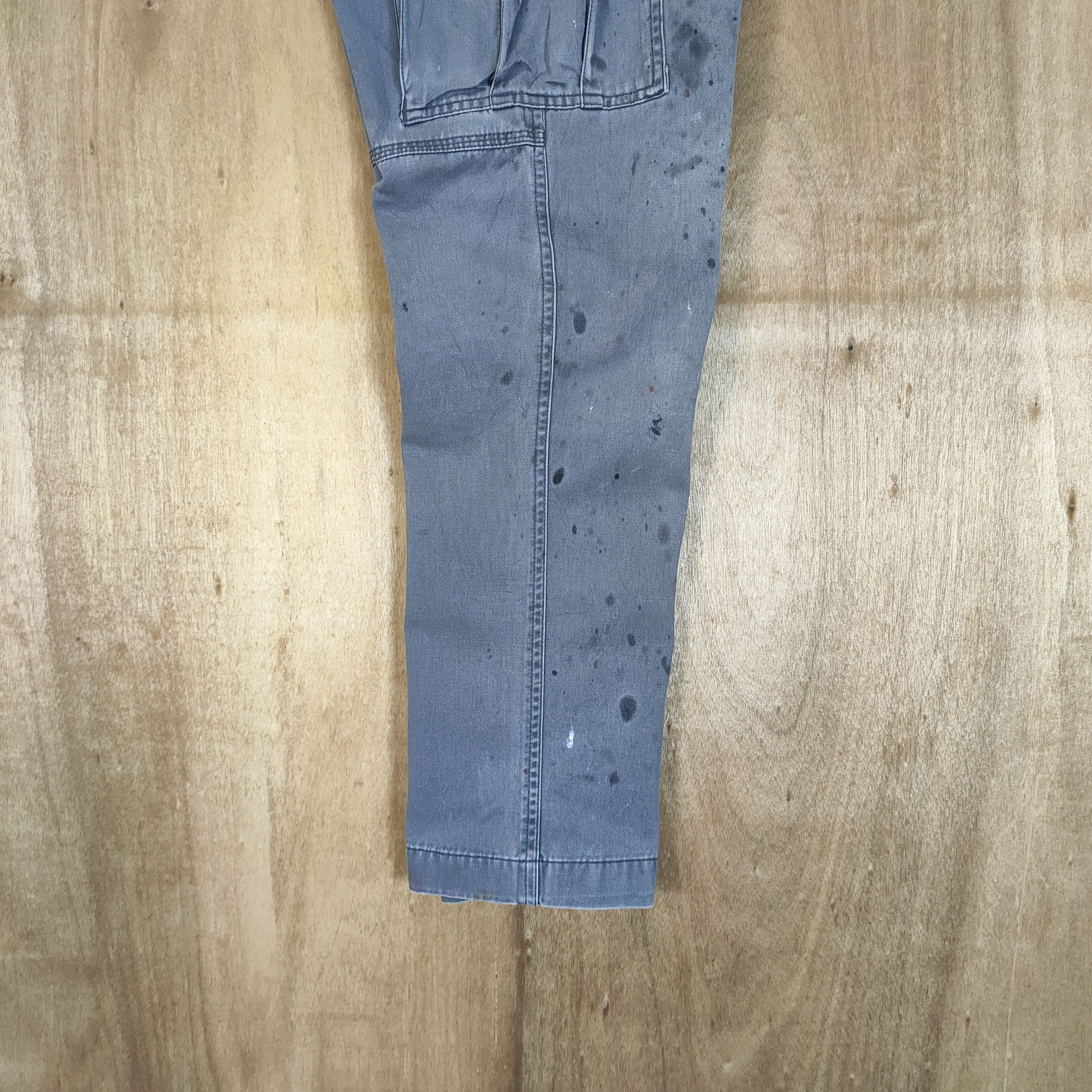 Japanese Brand VINTAGE WORKWEAR FADED CARGO PANTS Size US 30 / EU 46 - 11 Thumbnail