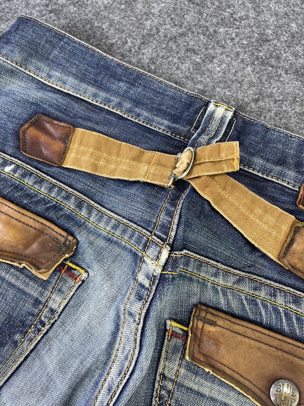 Edwin Edwin Blue Trip Flare Jeans Buckle Back Denim - J786 Size US 34 / EU 50 - 13 Thumbnail