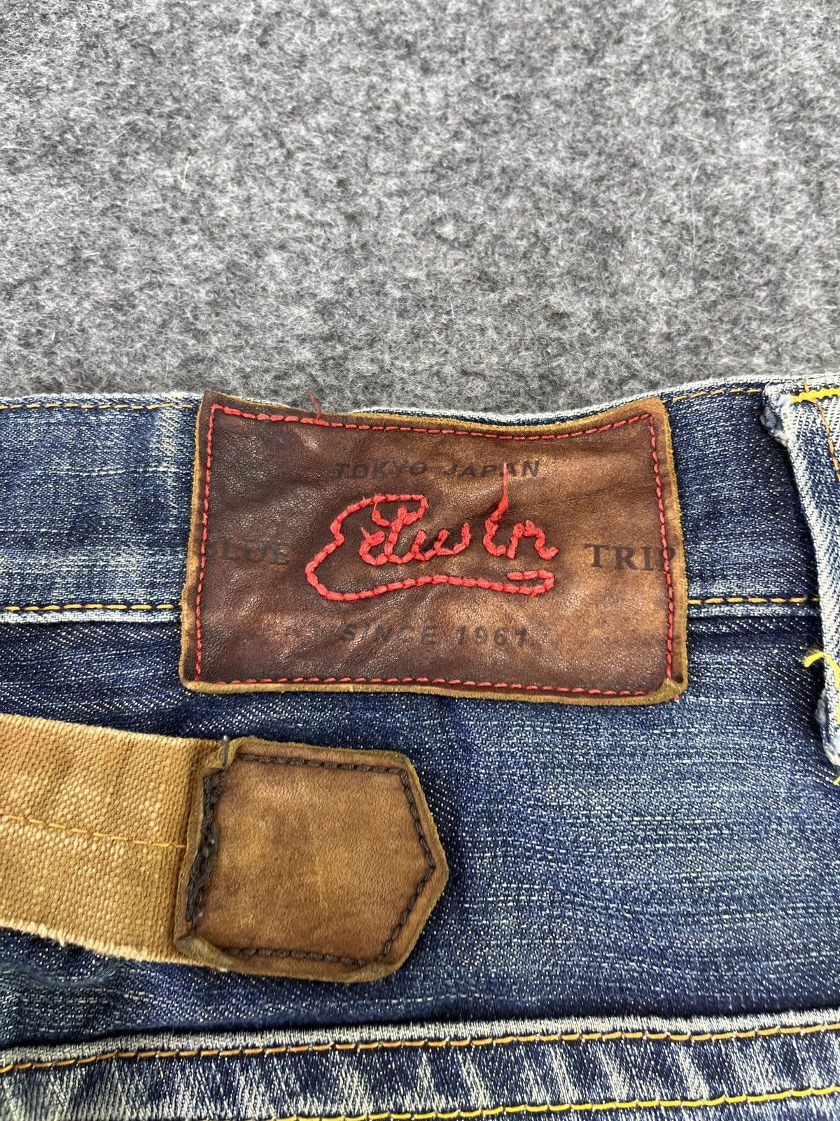 Edwin Edwin Blue Trip Flare Jeans Buckle Back Denim - J786 Size US 34 / EU 50 - 15 Thumbnail