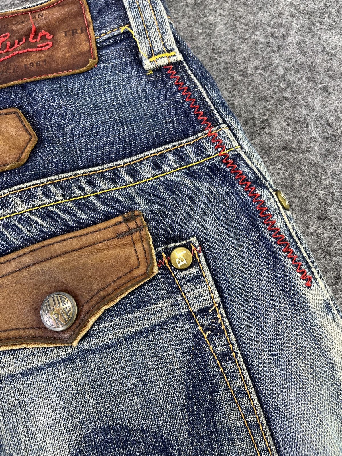 Edwin Edwin Blue Trip Flare Jeans Buckle Back Denim - J786 Size US 34 / EU 50 - 14 Thumbnail