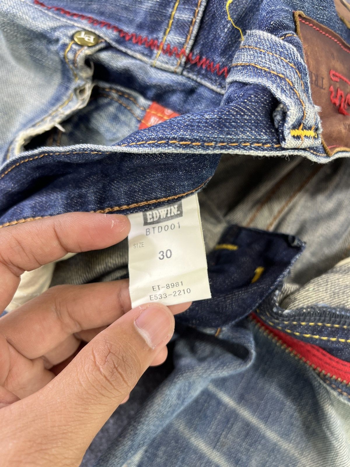 Edwin Edwin Blue Trip Flare Jeans Buckle Back Denim - J786 Size US 34 / EU 50 - 7 Thumbnail