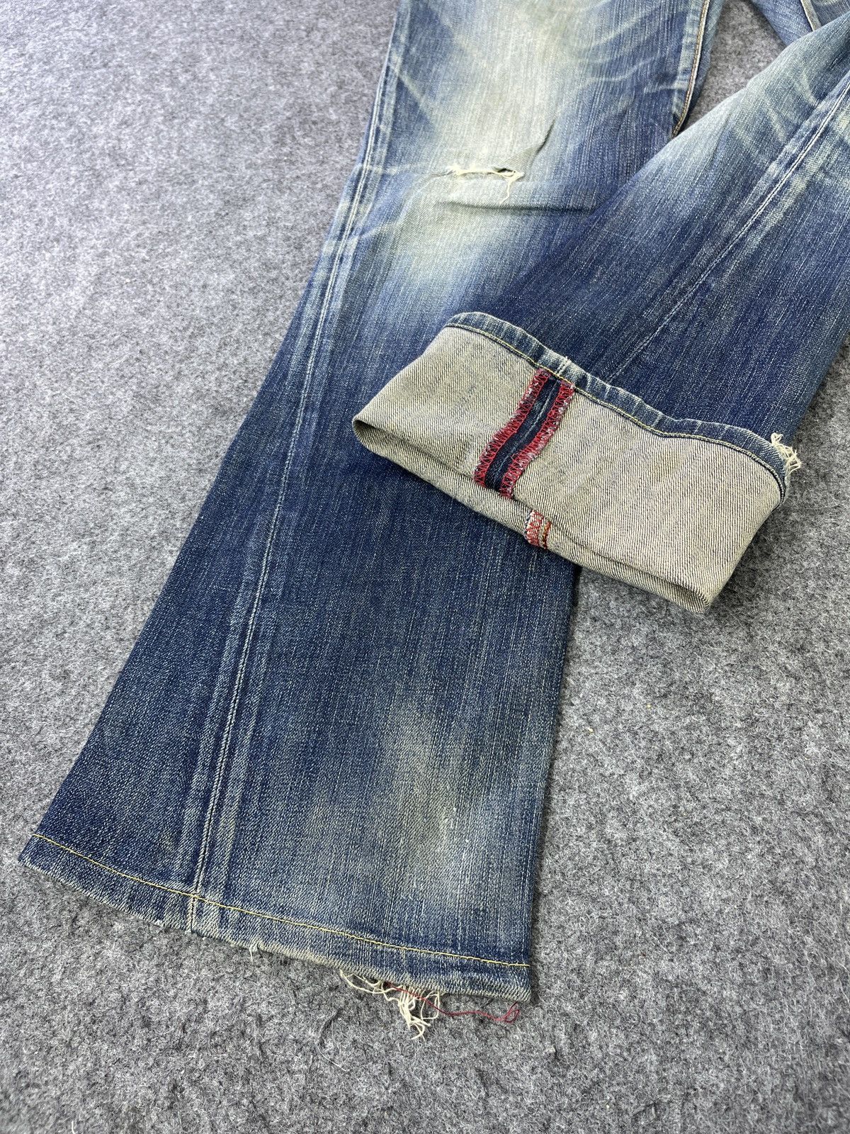 Edwin Edwin Blue Trip Flare Jeans Buckle Back Denim - J786 Size US 34 / EU 50 - 12 Thumbnail