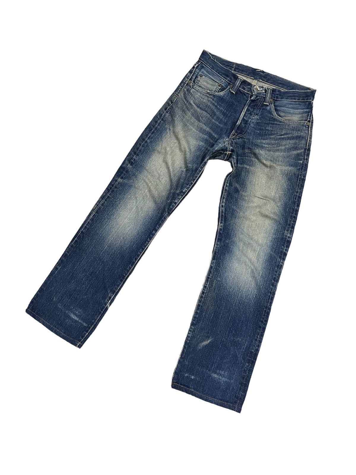 Eternal Vintage Eternal Distressed Selvedge Flarer Denim Jeans Size US 30 / EU 46 - 3 Thumbnail