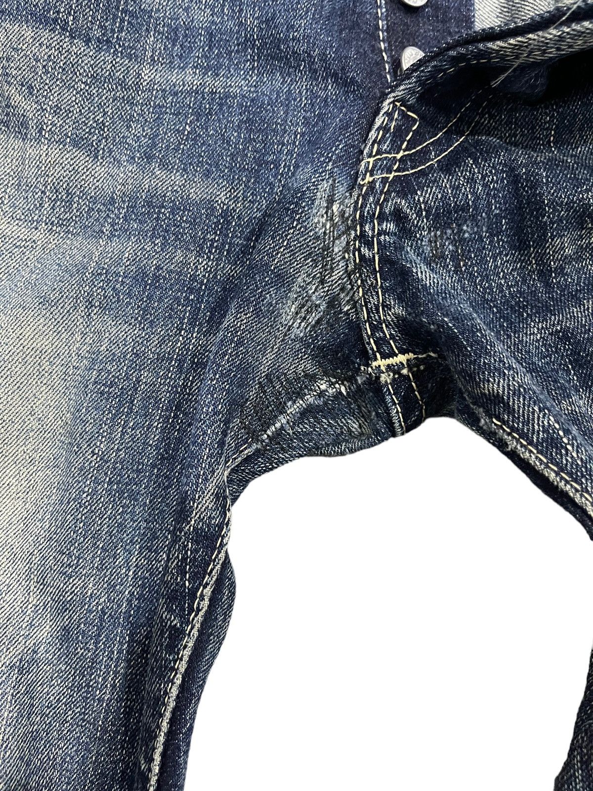 Eternal Vintage Eternal Distressed Selvedge Flarer Denim Jeans Size US 30 / EU 46 - 10 Thumbnail
