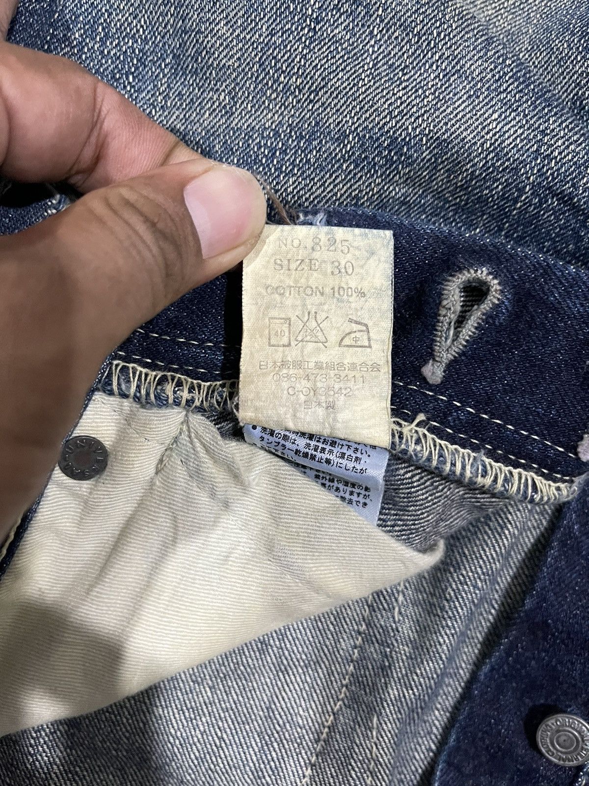 Eternal Vintage Eternal Distressed Selvedge Flarer Denim Jeans Size US 30 / EU 46 - 22 Thumbnail