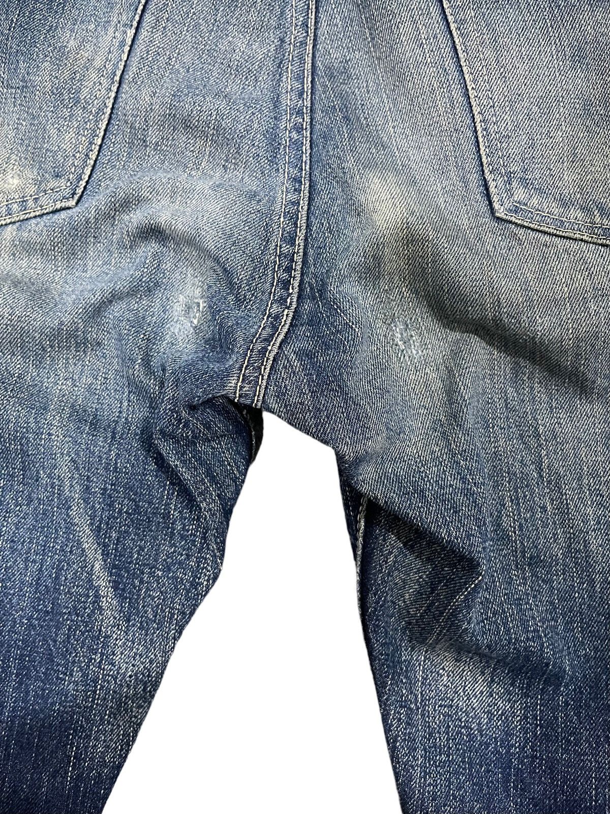 Eternal Vintage Eternal Distressed Selvedge Flarer Denim Jeans Size US 30 / EU 46 - 12 Thumbnail