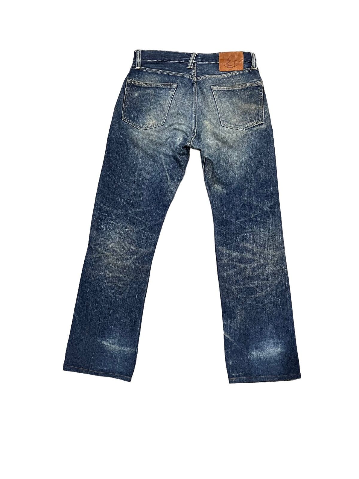 Eternal Vintage Eternal Distressed Selvedge Flarer Denim Jeans Size US 30 / EU 46 - 6 Thumbnail