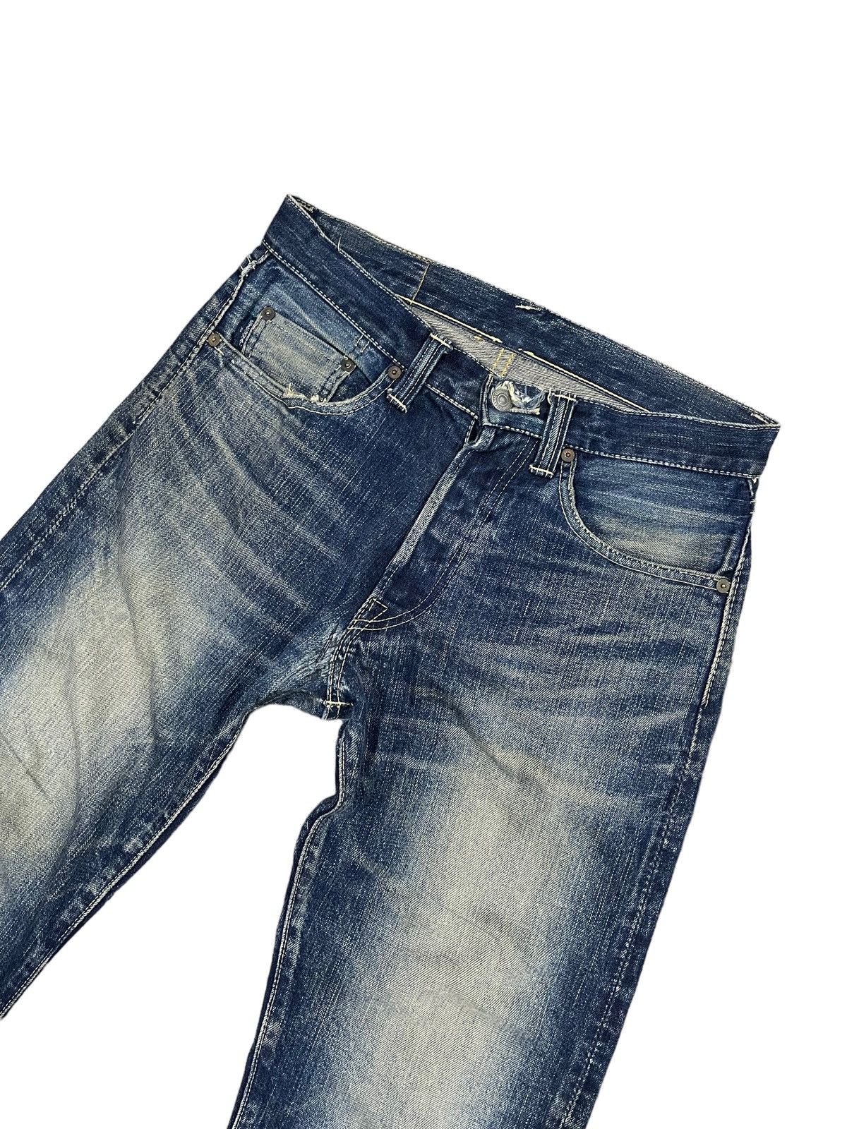 Eternal Vintage Eternal Distressed Selvedge Flarer Denim Jeans Size US 30 / EU 46 - 7 Thumbnail