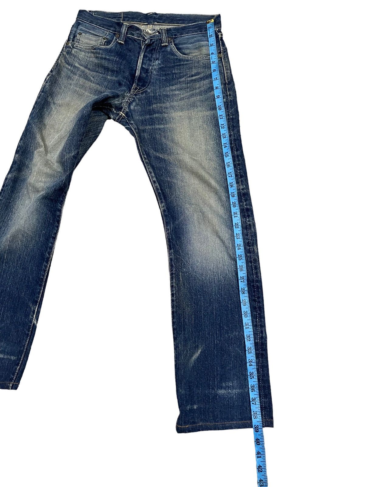 Eternal Vintage Eternal Distressed Selvedge Flarer Denim Jeans Size US 30 / EU 46 - 18 Thumbnail