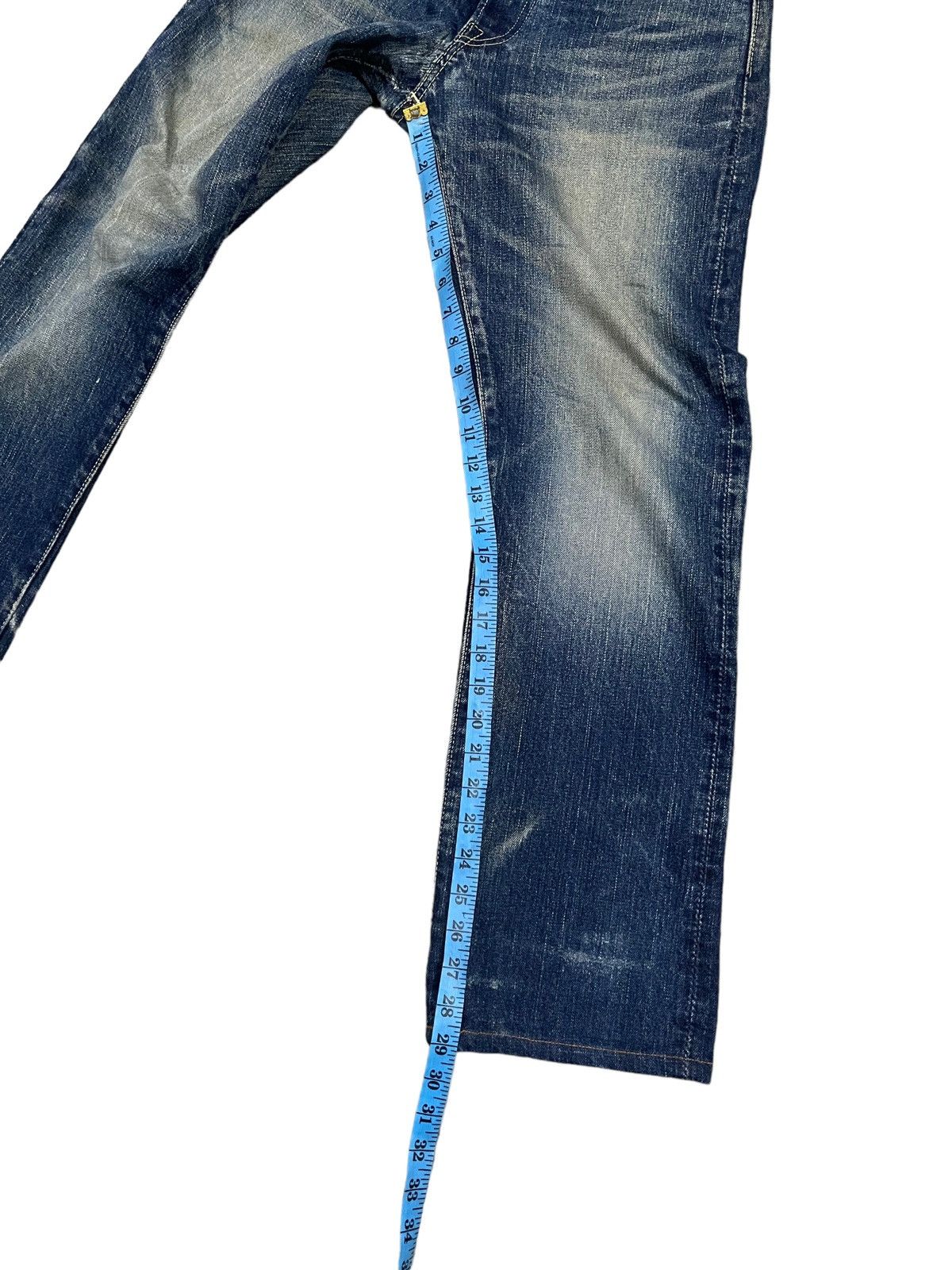 Eternal Vintage Eternal Distressed Selvedge Flarer Denim Jeans Size US 30 / EU 46 - 19 Thumbnail