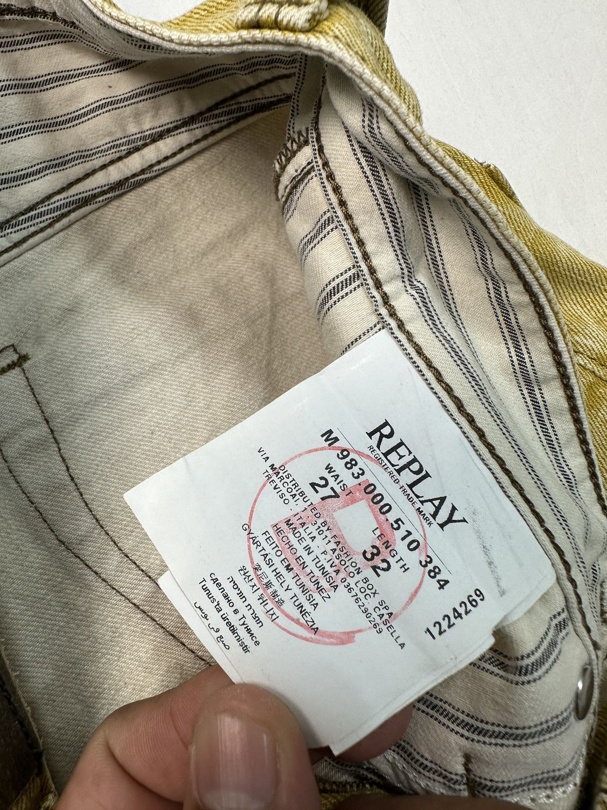 Replay Replay raw denim jeans pants Size US 28 / EU 44 - 13 Thumbnail