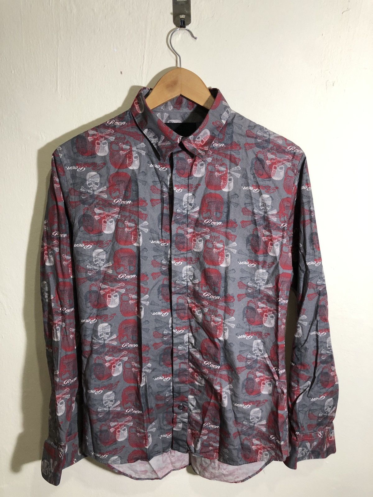 Japanese Brand × Roen Roen Semantic Design Skull All over shirt Size US M / EU 48-50 / 2 - 1 Thumbnail