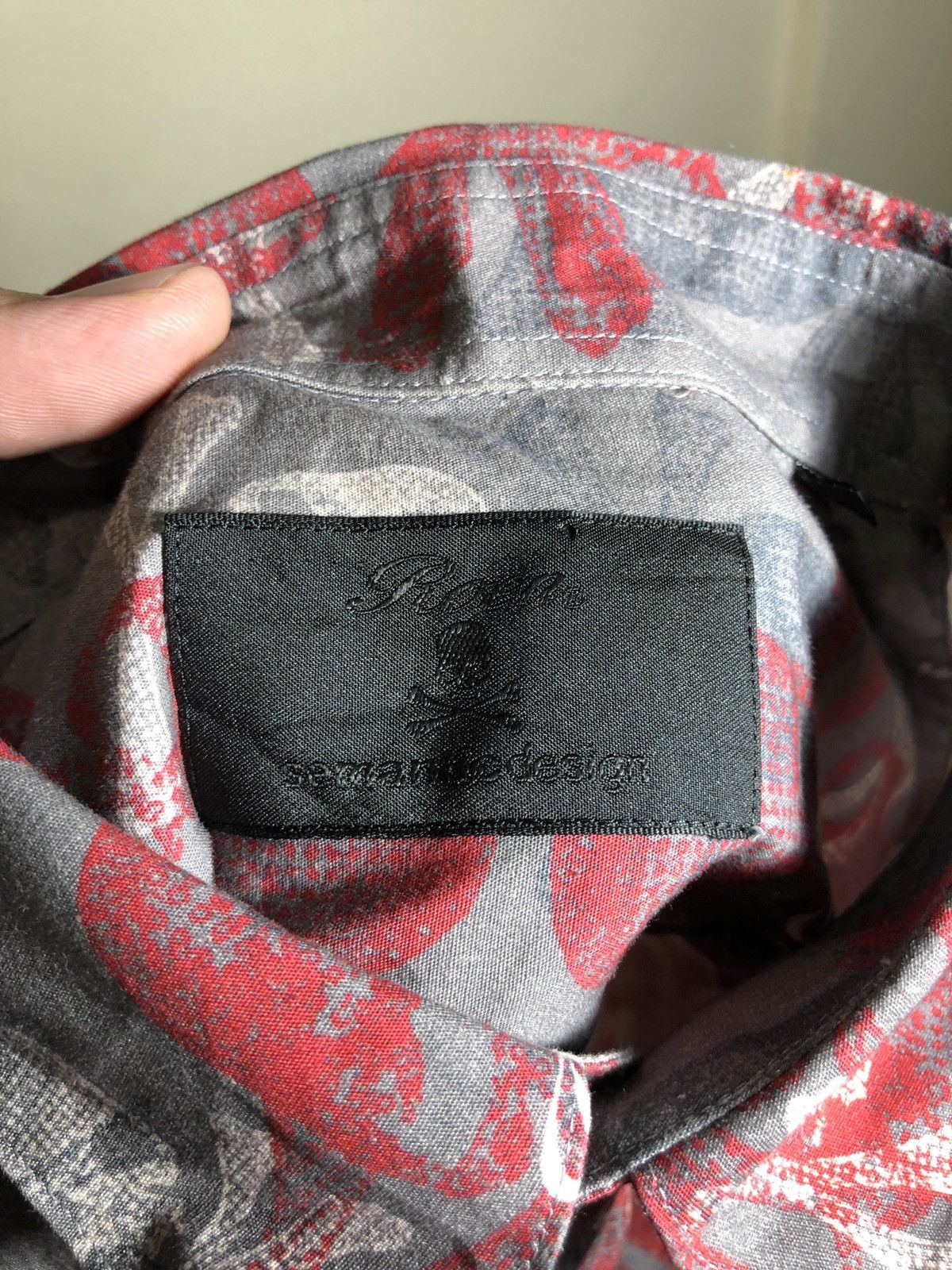 Japanese Brand × Roen Roen Semantic Design Skull All over shirt Size US M / EU 48-50 / 2 - 5 Thumbnail