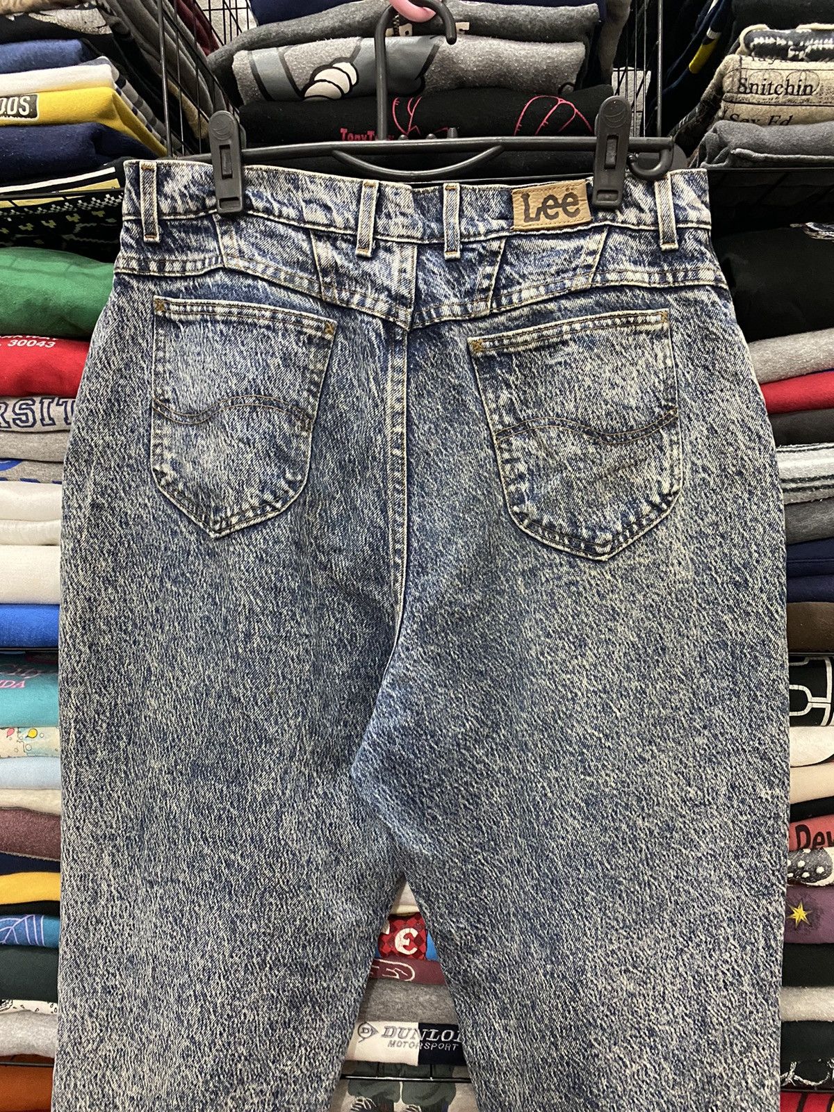 Lee × Vintage 🔥RARE🔥VINTAGE 80’s LEE MADE USA DISTRESSED DENIM Size US 32 / EU 48 - 7 Thumbnail