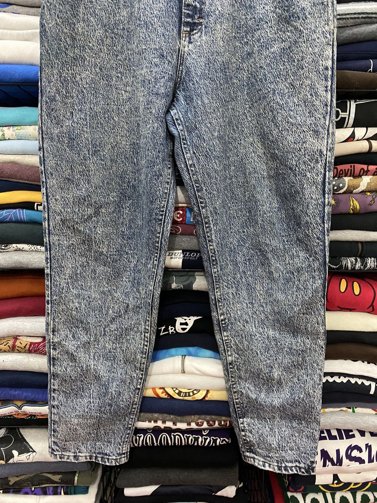 Lee × Vintage 🔥RARE🔥VINTAGE 80’s LEE MADE USA DISTRESSED DENIM Size US 32 / EU 48 - 3 Thumbnail