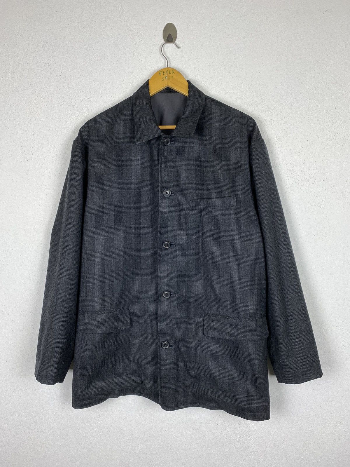 Designer × Y's × Yohji Yamamoto 🔥CF-J13-114 Blue Collar Y’s Bis Button Up Jacket-GK23 Size US L / EU 52-54 / 3 - 2 Thumbnail