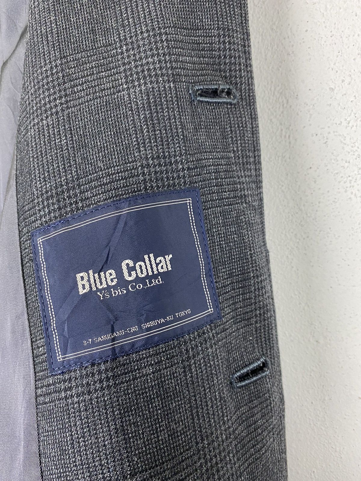 Designer × Y's × Yohji Yamamoto 🔥CF-J13-114 Blue Collar Y’s Bis Button Up Jacket-GK23 Size US L / EU 52-54 / 3 - 9 Thumbnail