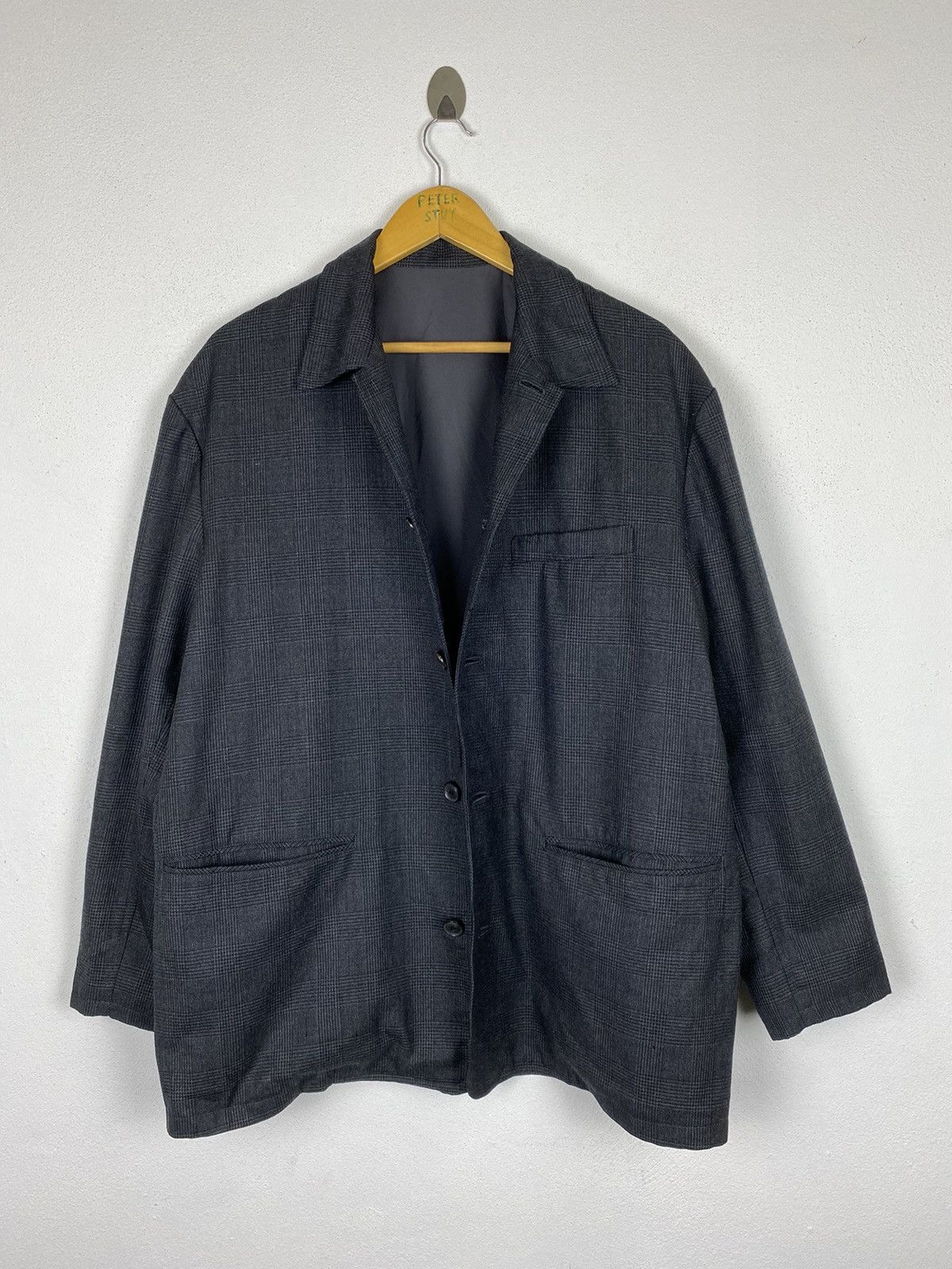Designer × Y's × Yohji Yamamoto 🔥CF-J13-114 Blue Collar Y’s Bis Button Up Jacket-GK23 Size US L / EU 52-54 / 3 - 3 Thumbnail