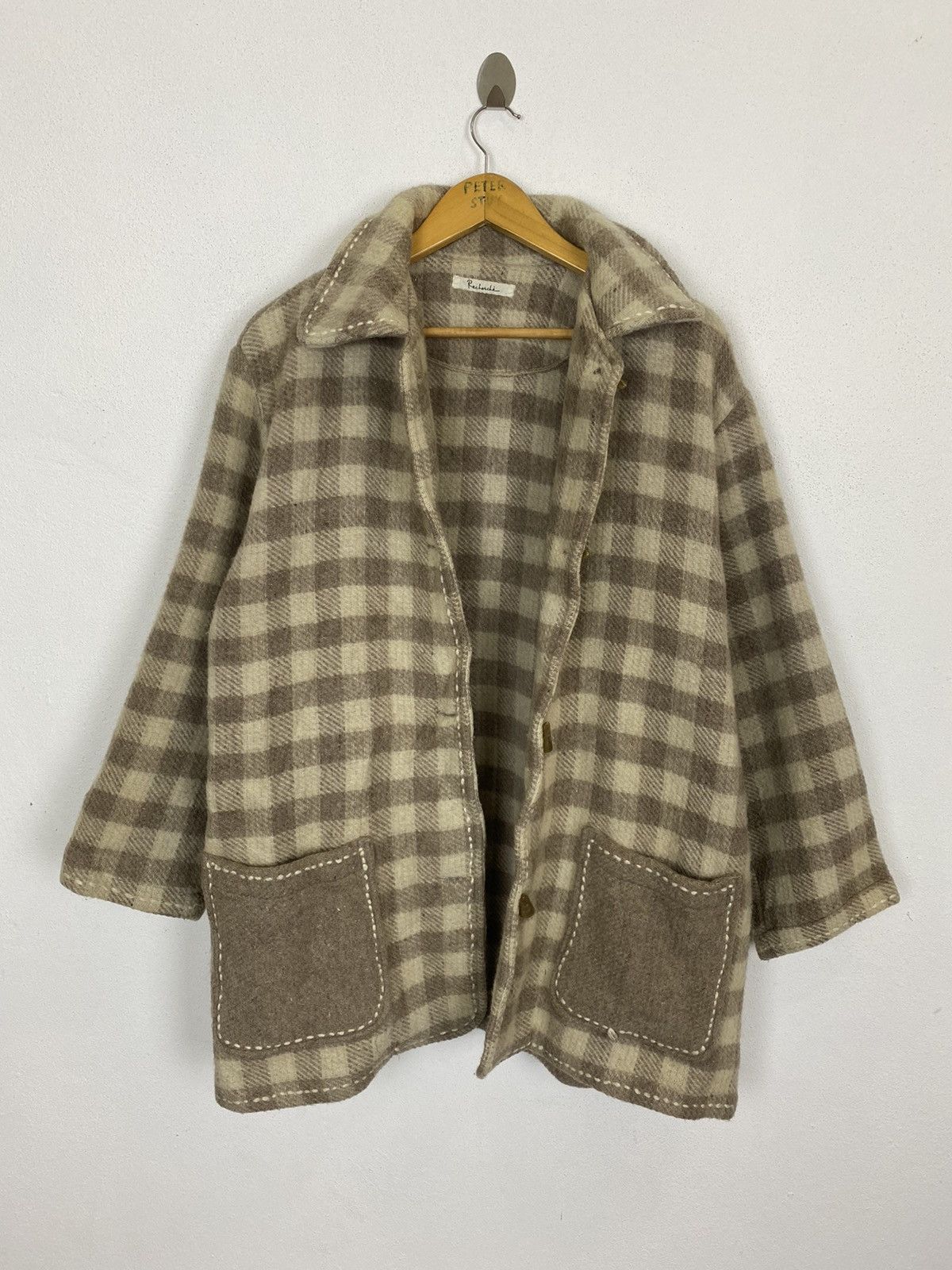 Other RECHARCHE WOOL JACKET NICE DESIGN Size US L / EU 52-54 / 3 - 3 Thumbnail
