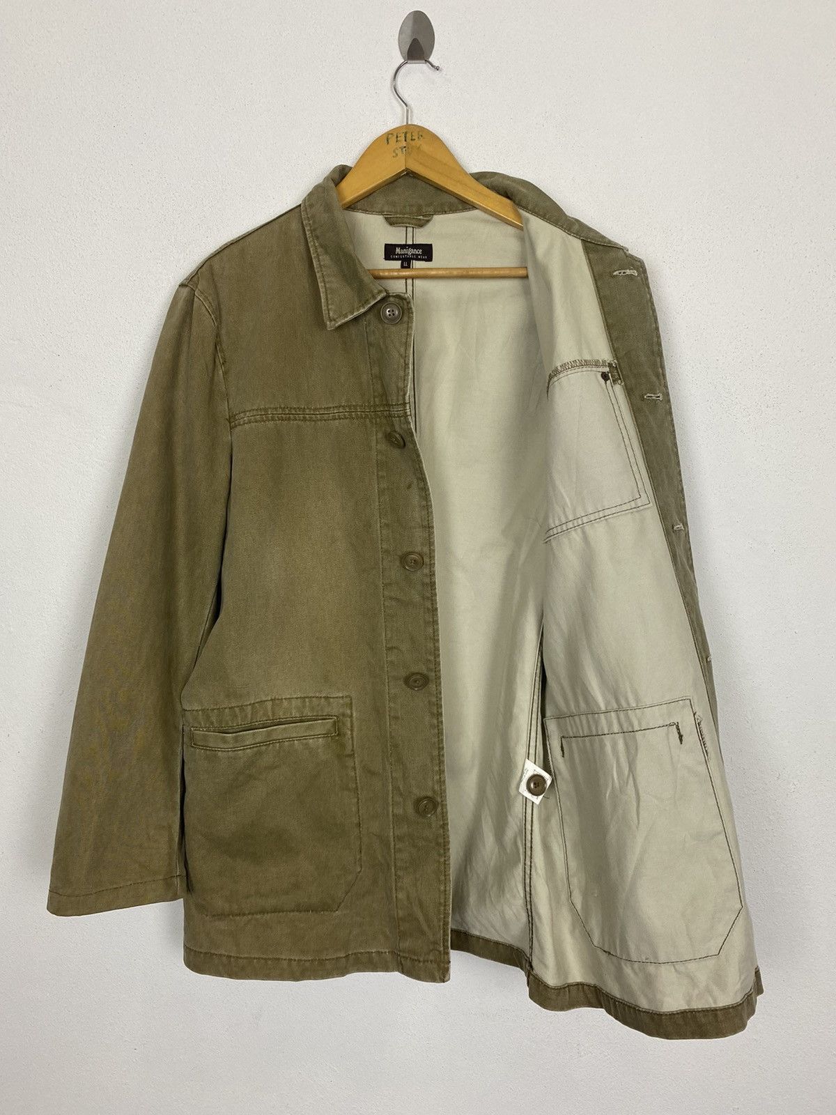 Japanese Brand × Other MANIGANCE COMFORTABLE WEAR GREEN JACKET Size US L / EU 52-54 / 3 - 3 Thumbnail