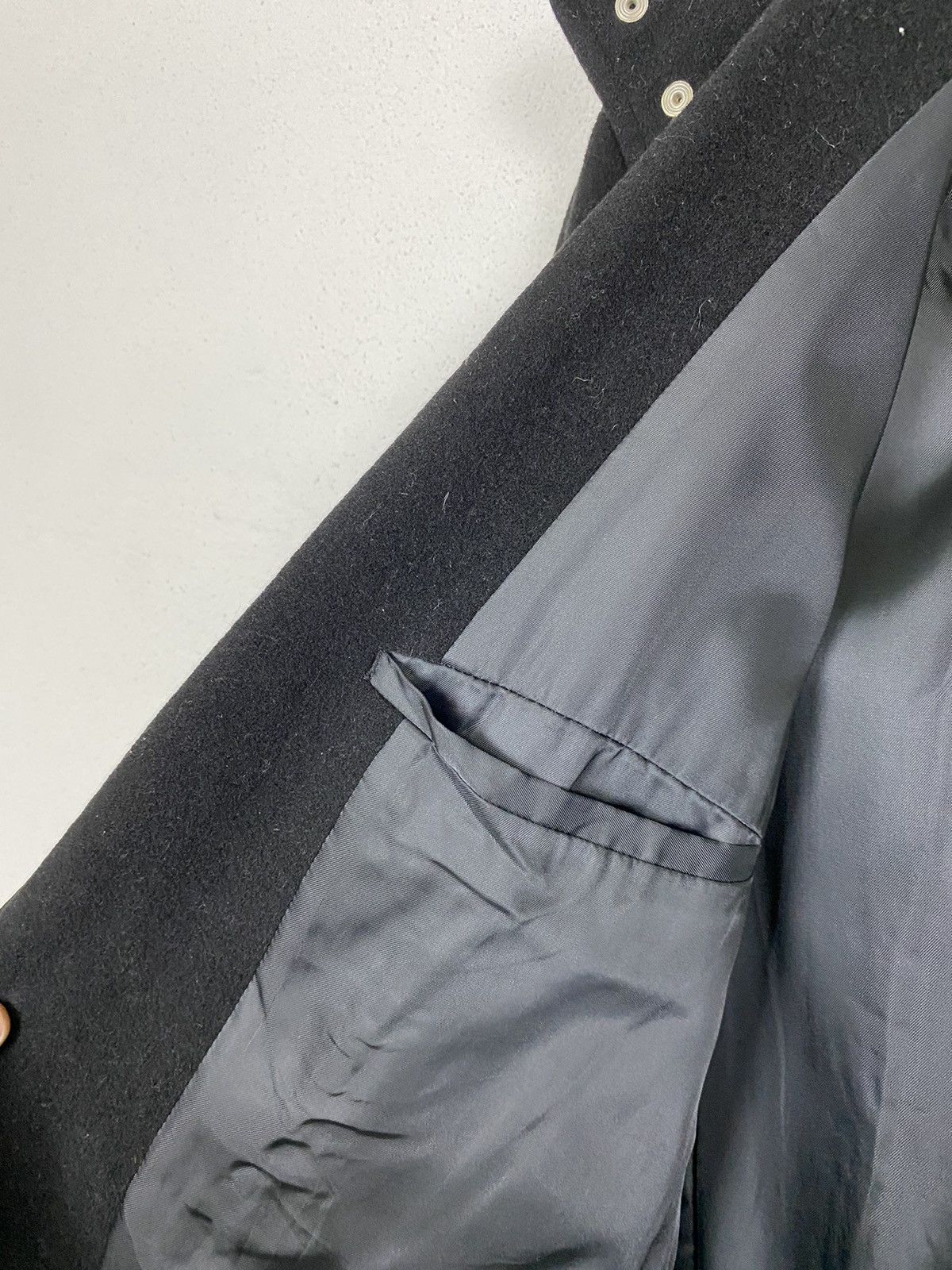 Yohji Yamamoto GK154 INED INSPIRED YOHJI YAMAMOTO LONG COAT WOOL FABRIC Size US L / EU 52-54 / 3 - 9 Thumbnail