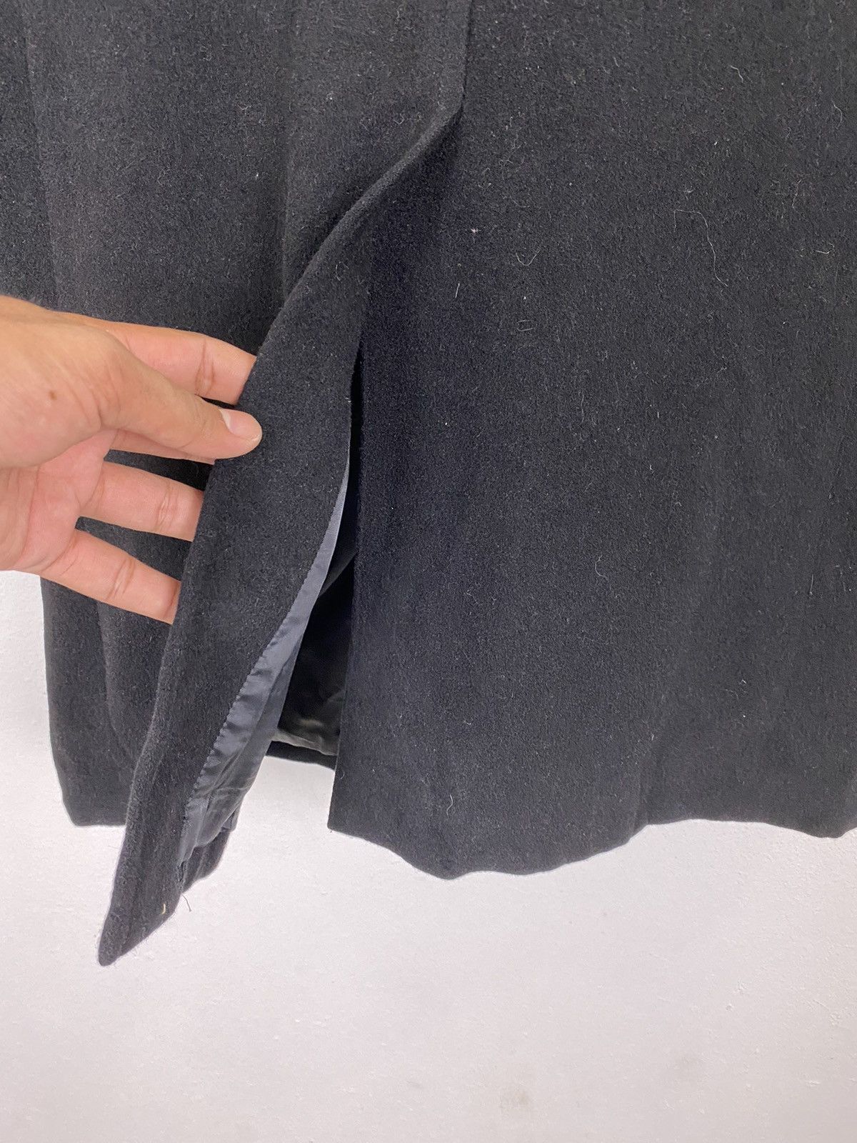 Yohji Yamamoto GK154 INED INSPIRED YOHJI YAMAMOTO LONG COAT WOOL FABRIC Size US L / EU 52-54 / 3 - 10 Thumbnail