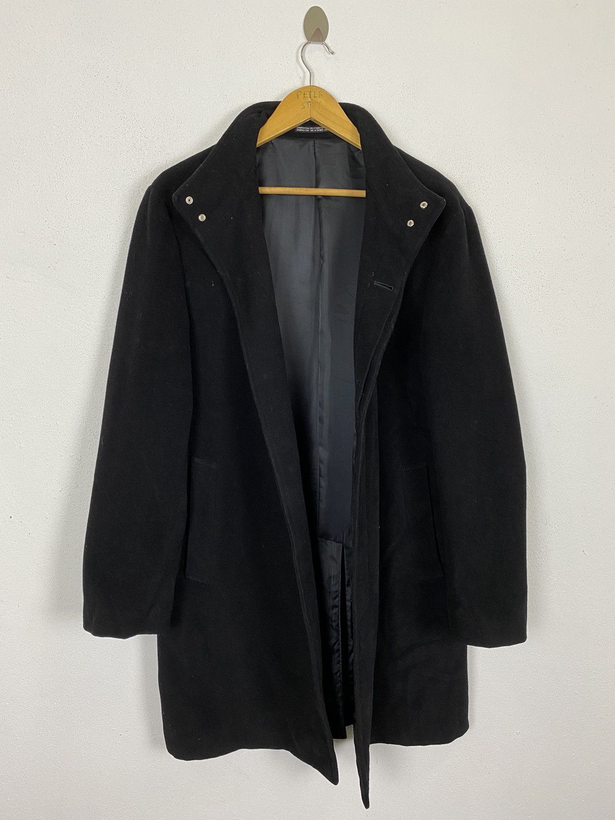 Yohji Yamamoto GK154 INED INSPIRED YOHJI YAMAMOTO LONG COAT WOOL FABRIC Size US L / EU 52-54 / 3 - 3 Thumbnail
