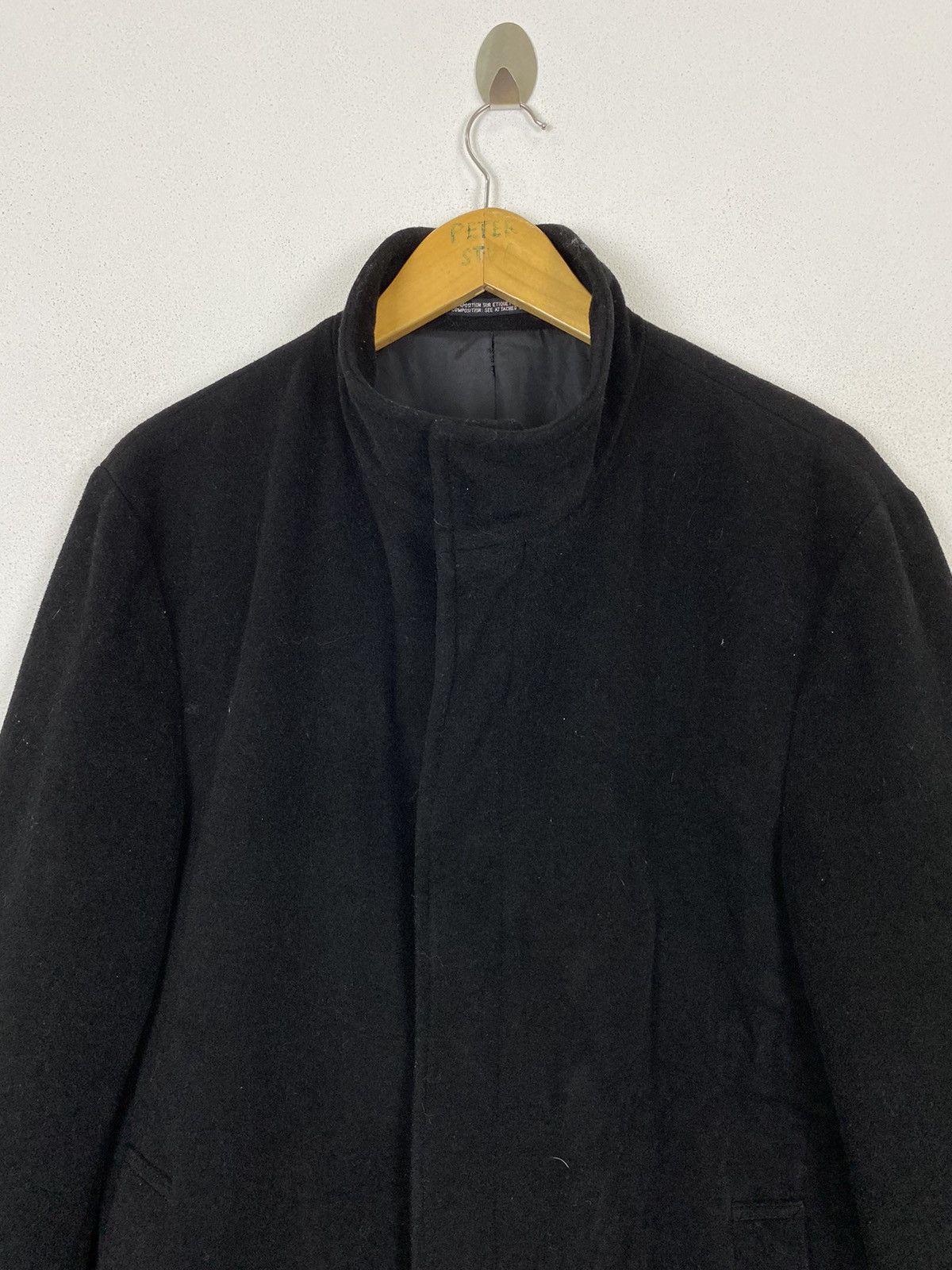 Yohji Yamamoto GK154 INED INSPIRED YOHJI YAMAMOTO LONG COAT WOOL FABRIC Size US L / EU 52-54 / 3 - 6 Thumbnail