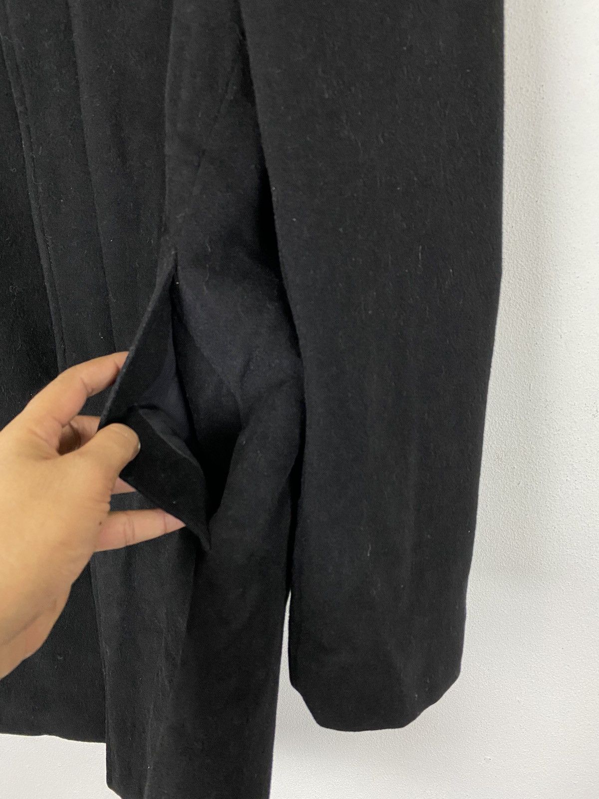 Yohji Yamamoto GK154 INED INSPIRED YOHJI YAMAMOTO LONG COAT WOOL FABRIC Size US L / EU 52-54 / 3 - 7 Thumbnail