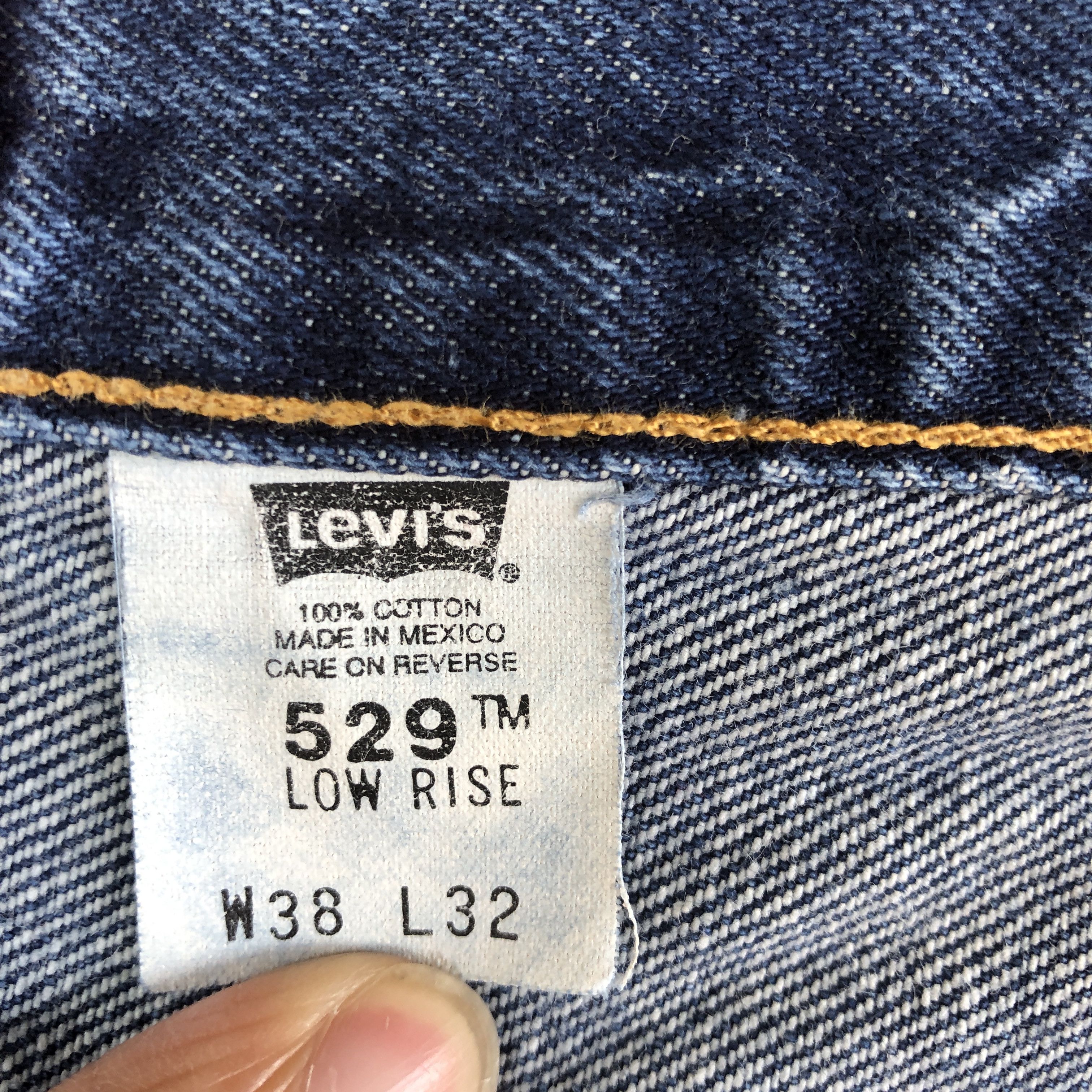 Levi's × Vintage Vintage Y2K Levis 529 Blue Wash Jeans Levi's Stonewash Denim Size US 36 / EU 52 - 9 Thumbnail