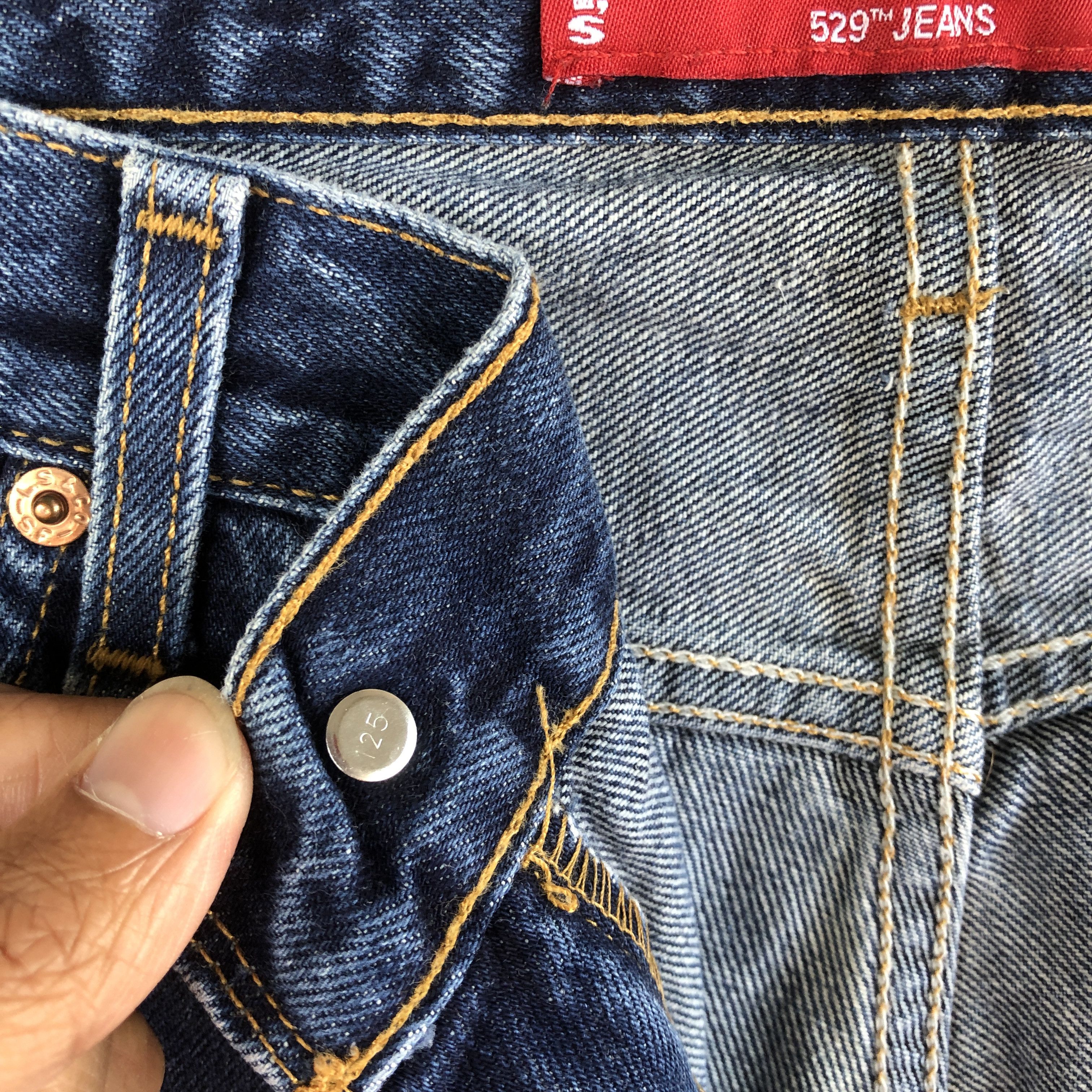 Levi's × Vintage Vintage Y2K Levis 529 Blue Wash Jeans Levi's Stonewash Denim Size US 36 / EU 52 - 7 Thumbnail
