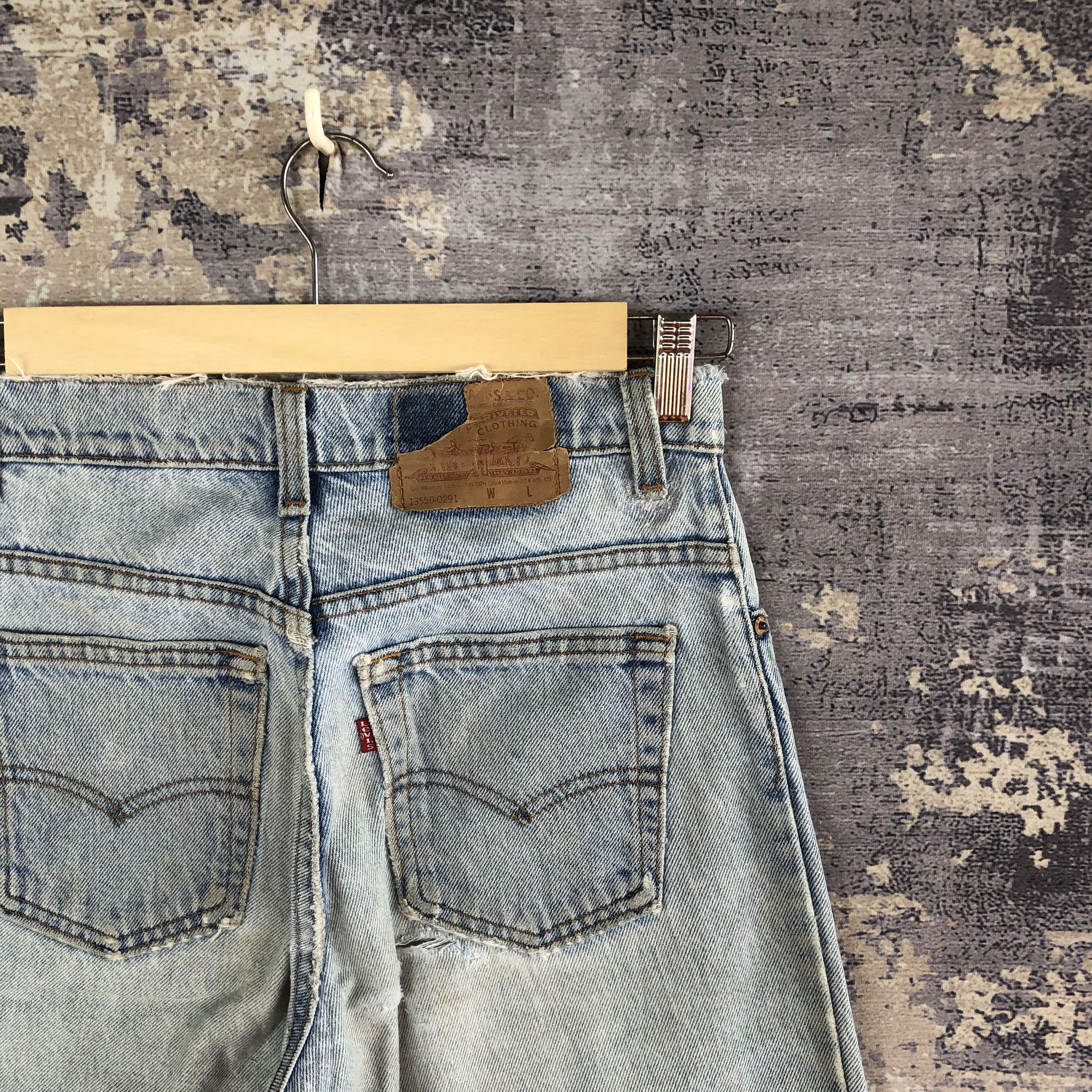 Levi's × Vintage Vintage Distressed 90s Levi's 550 Sun Faded Jeans Denim Size 26" / US 2 / IT 38 - 5 Thumbnail