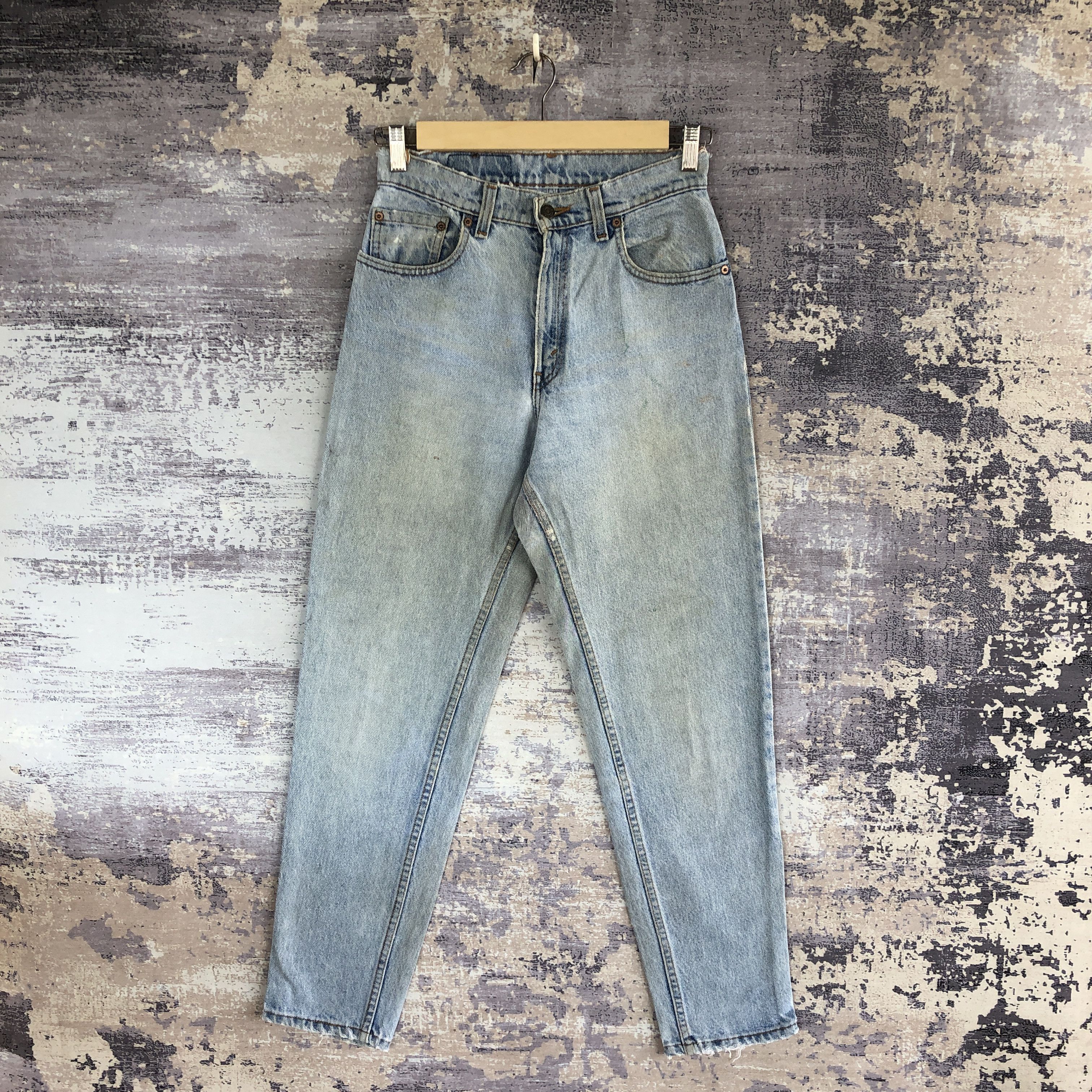 Levi's × Vintage Vintage Distressed 90s Levi's 550 Sun Faded Jeans Denim Size 26" / US 2 / IT 38 - 1 Thumbnail