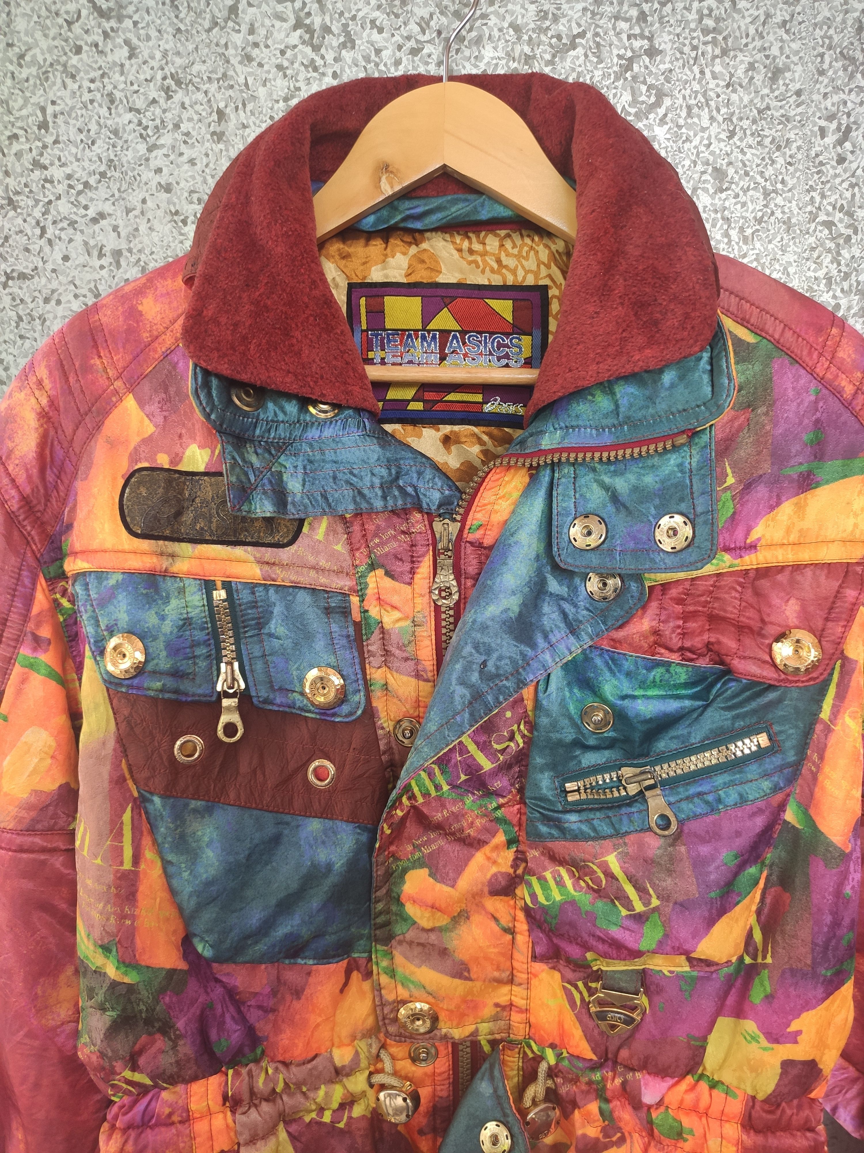 Asics Vintage 90s Vintage Asics jacket ski bombers Size US M / EU 48-50 / 2 - 2 Thumbnail