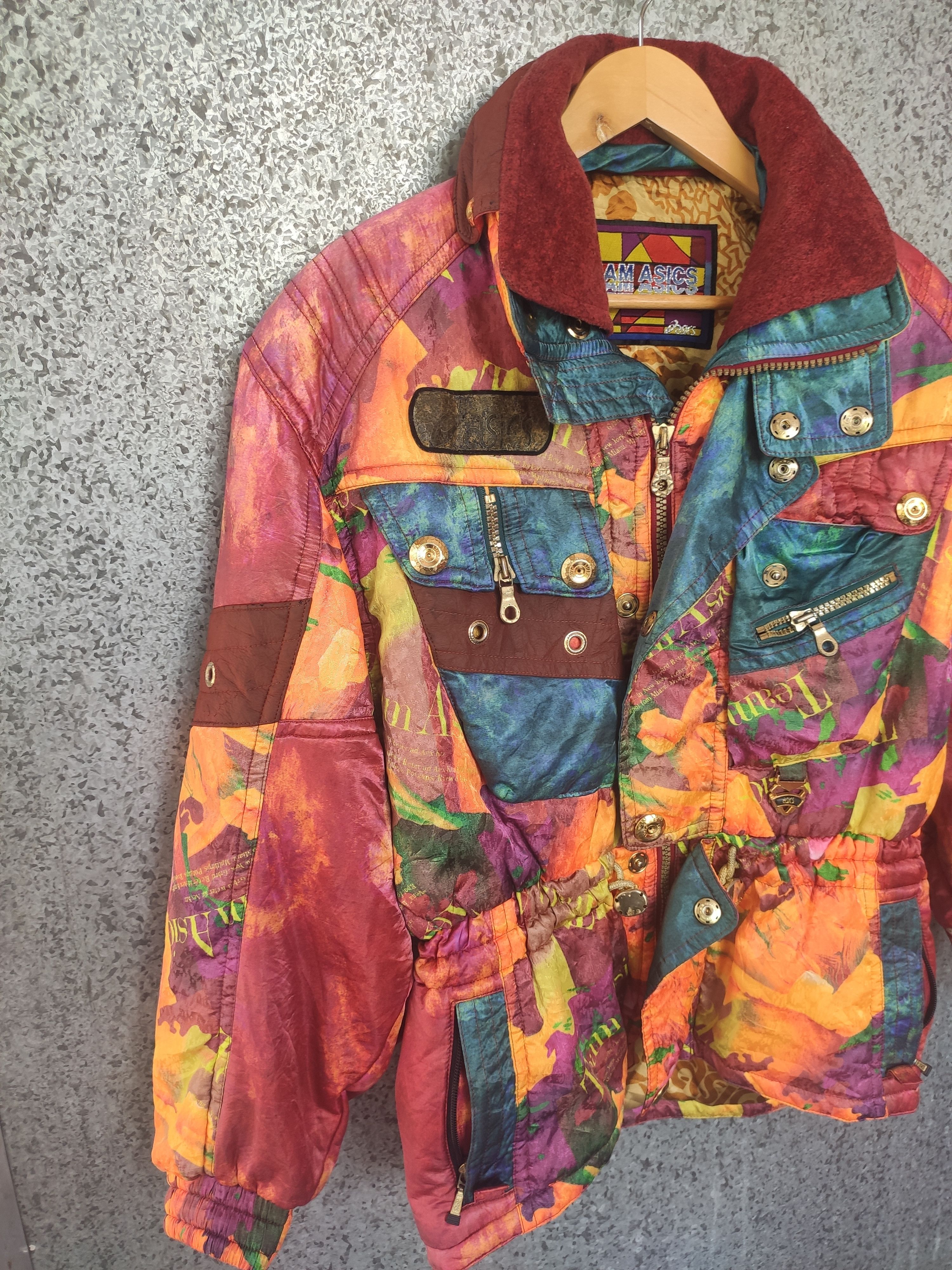 Asics Vintage 90s Vintage Asics jacket ski bombers Size US M / EU 48-50 / 2 - 5 Thumbnail