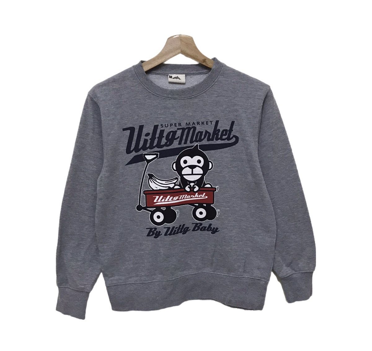 Japanese Brand UITTG Baby Sweatshirt Crewneck Big Logo BAPE Style Size US S / EU 44-46 / 1 - 1 Thumbnail