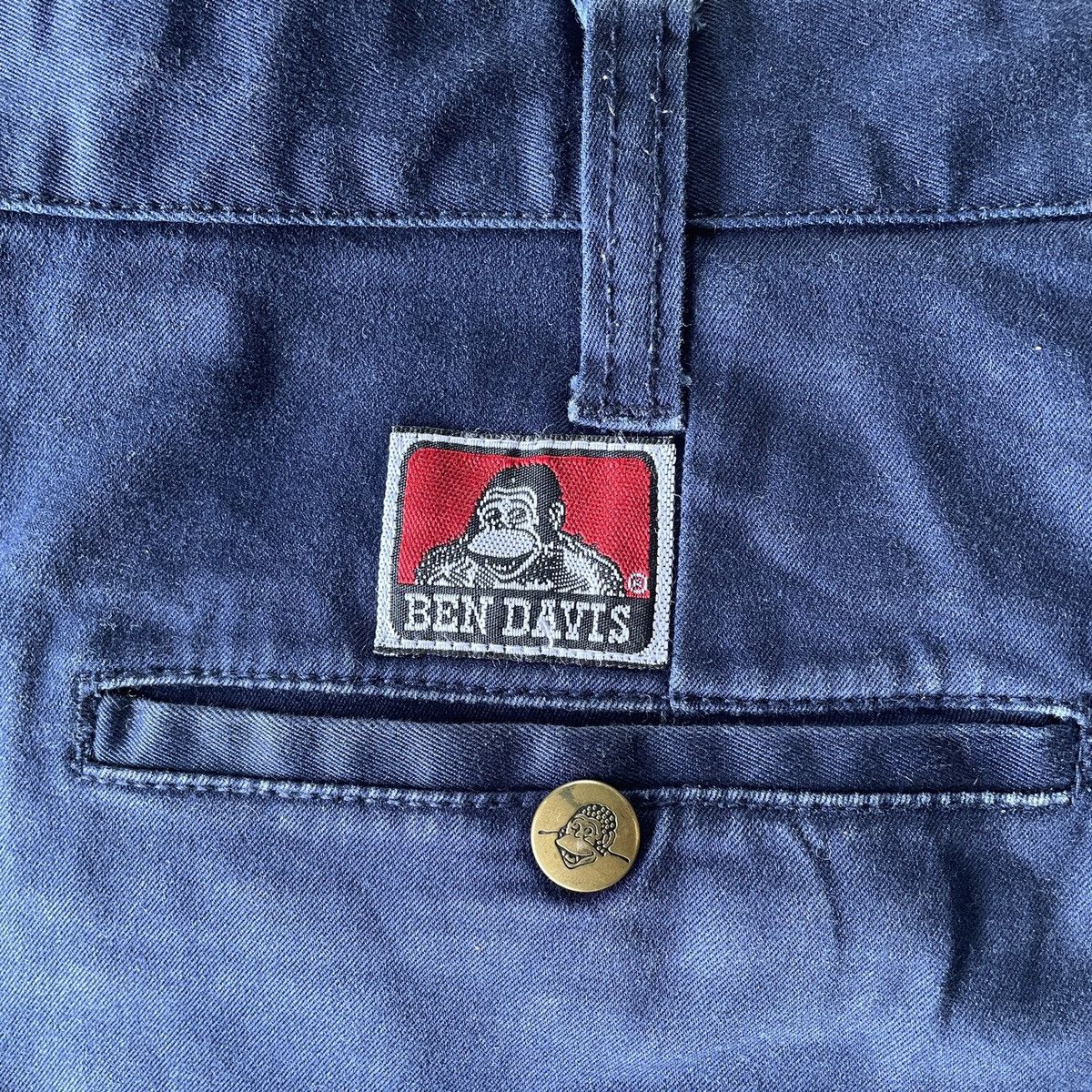 Ben Davis Vintage Ben Davis Faded Blue Crops Trousers Casusal Pants Size US 34 / EU 50 - 9 Thumbnail