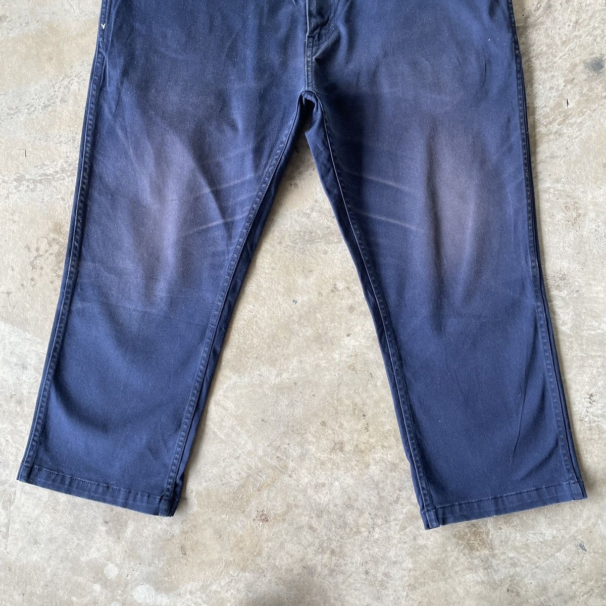 Ben Davis Vintage Ben Davis Faded Blue Crops Trousers Casusal Pants Size US 34 / EU 50 - 4 Thumbnail