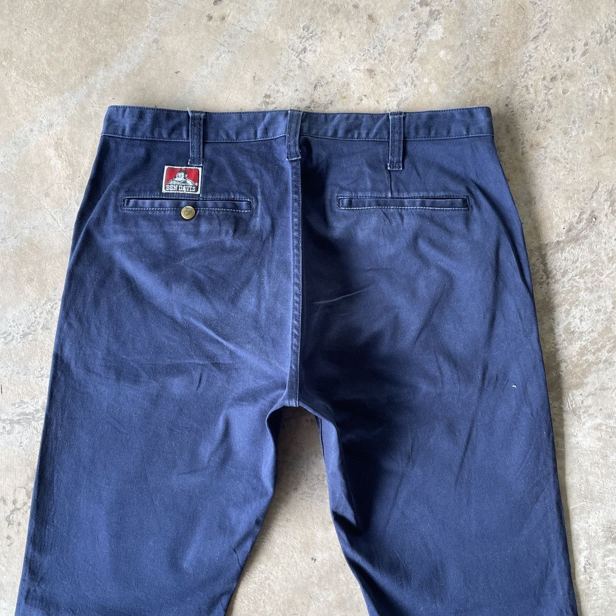 Ben Davis Vintage Ben Davis Faded Blue Crops Trousers Casusal Pants Size US 34 / EU 50 - 10 Thumbnail