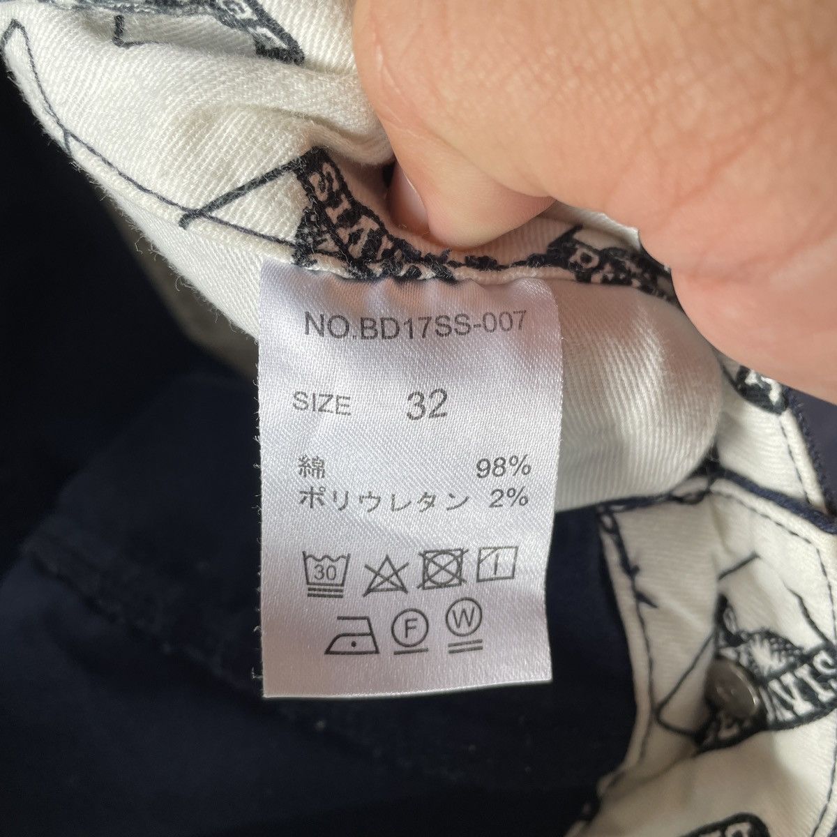 Ben Davis Vintage Ben Davis Faded Blue Crops Trousers Casusal Pants Size US 34 / EU 50 - 8 Thumbnail