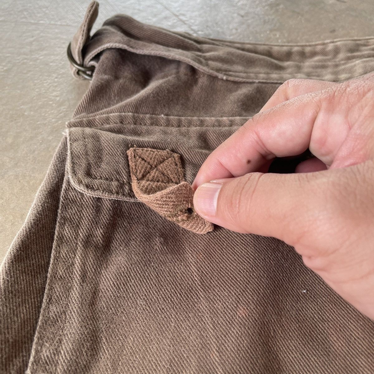 Japanese Brand W27💥 Japanese Vintage Buckle Faded Trousers Casual Pants Size US 27 - 8 Thumbnail